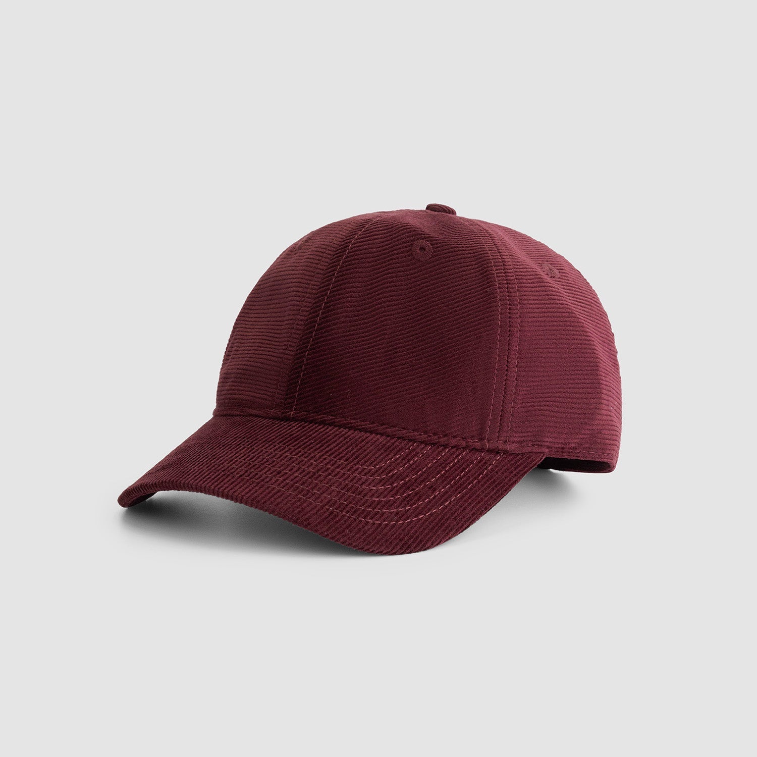Casquette en velours côtelé - Bordeaux