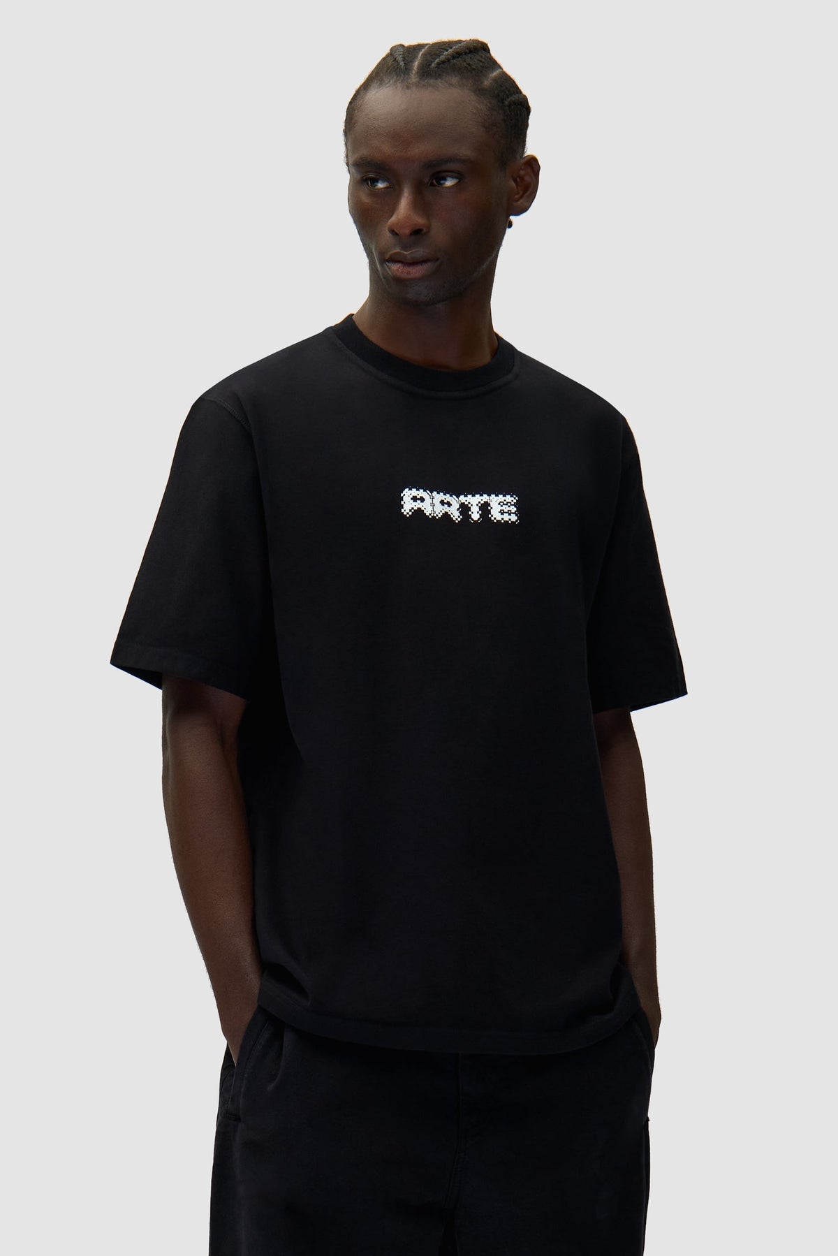 Arte - T-shirt Pixel - Noir