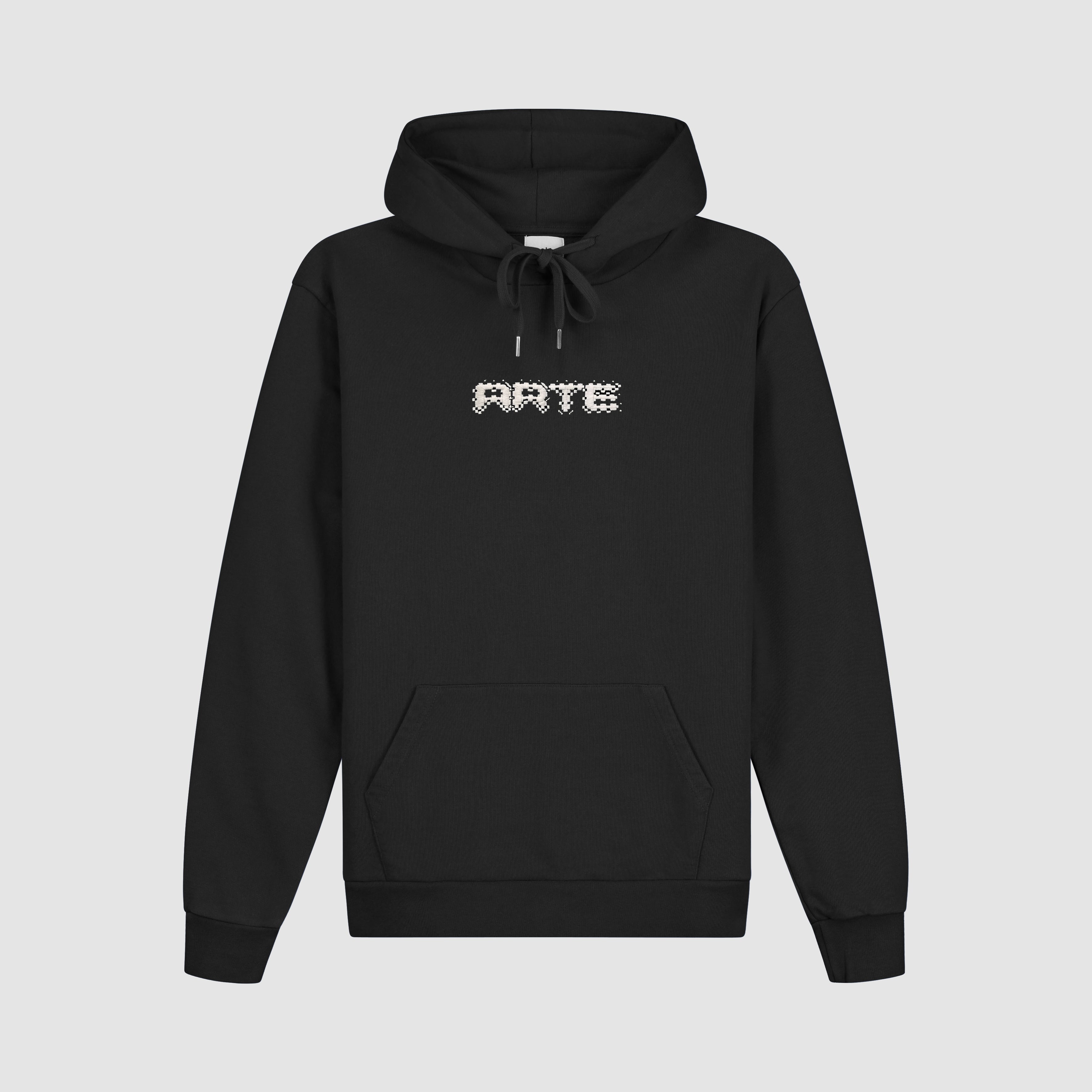 Arte Pixel Hoodie - Noir