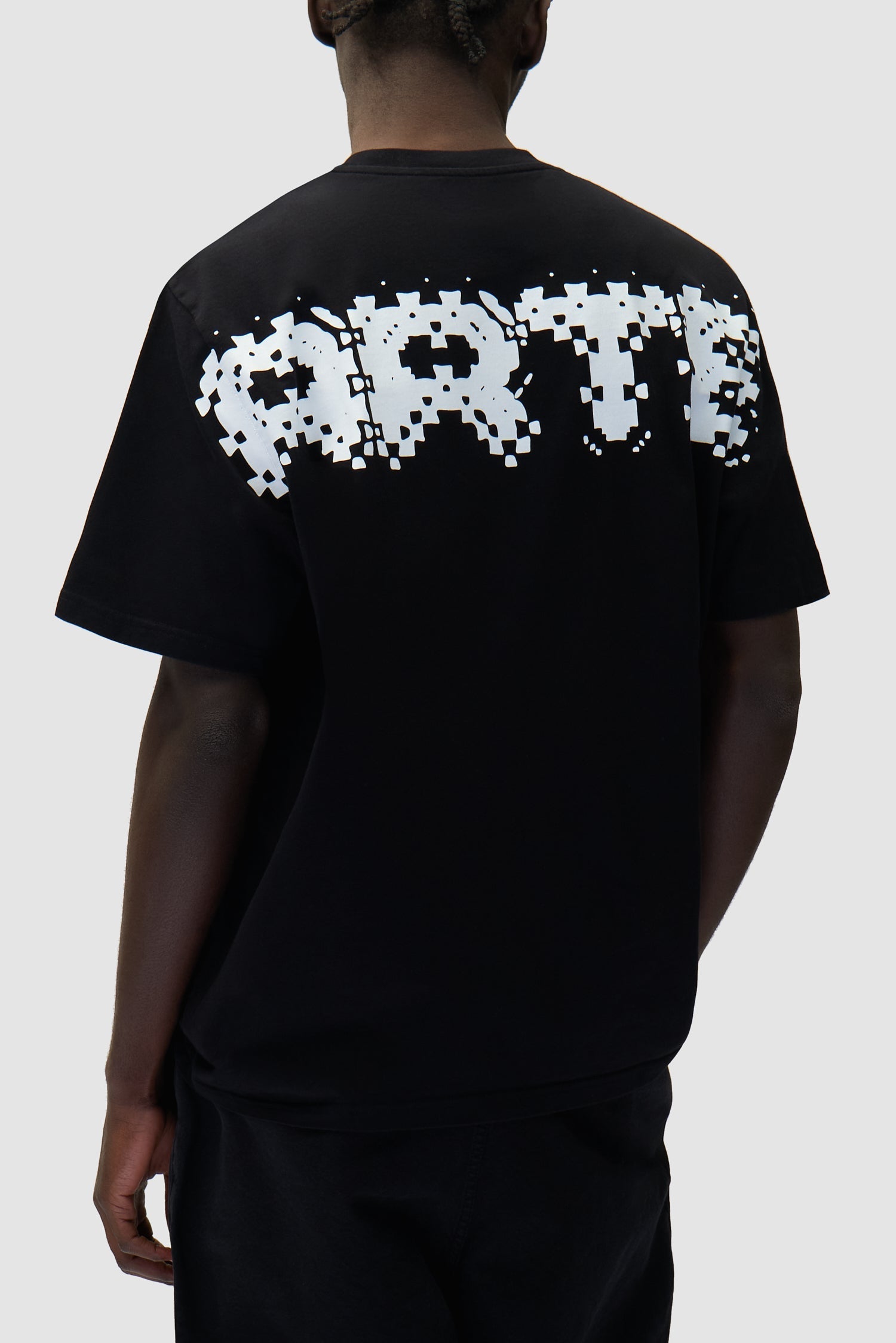 T-shirt Pixel Back - Noir