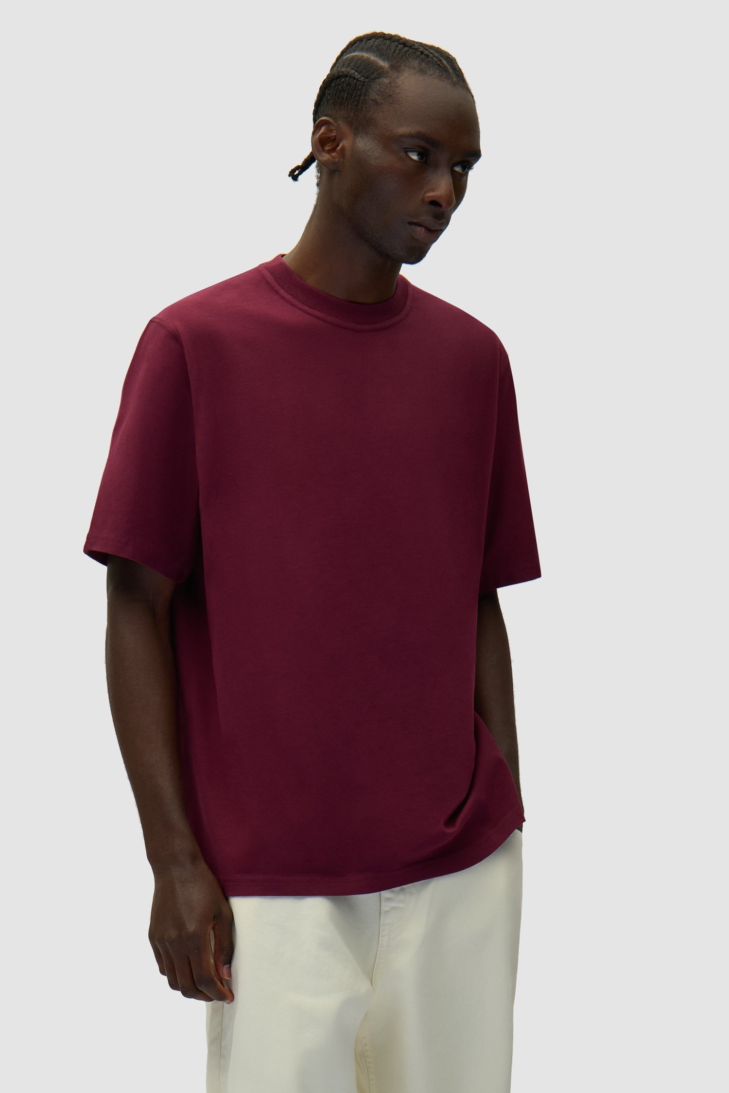T-shirt à imprimé œil - Bordeaux