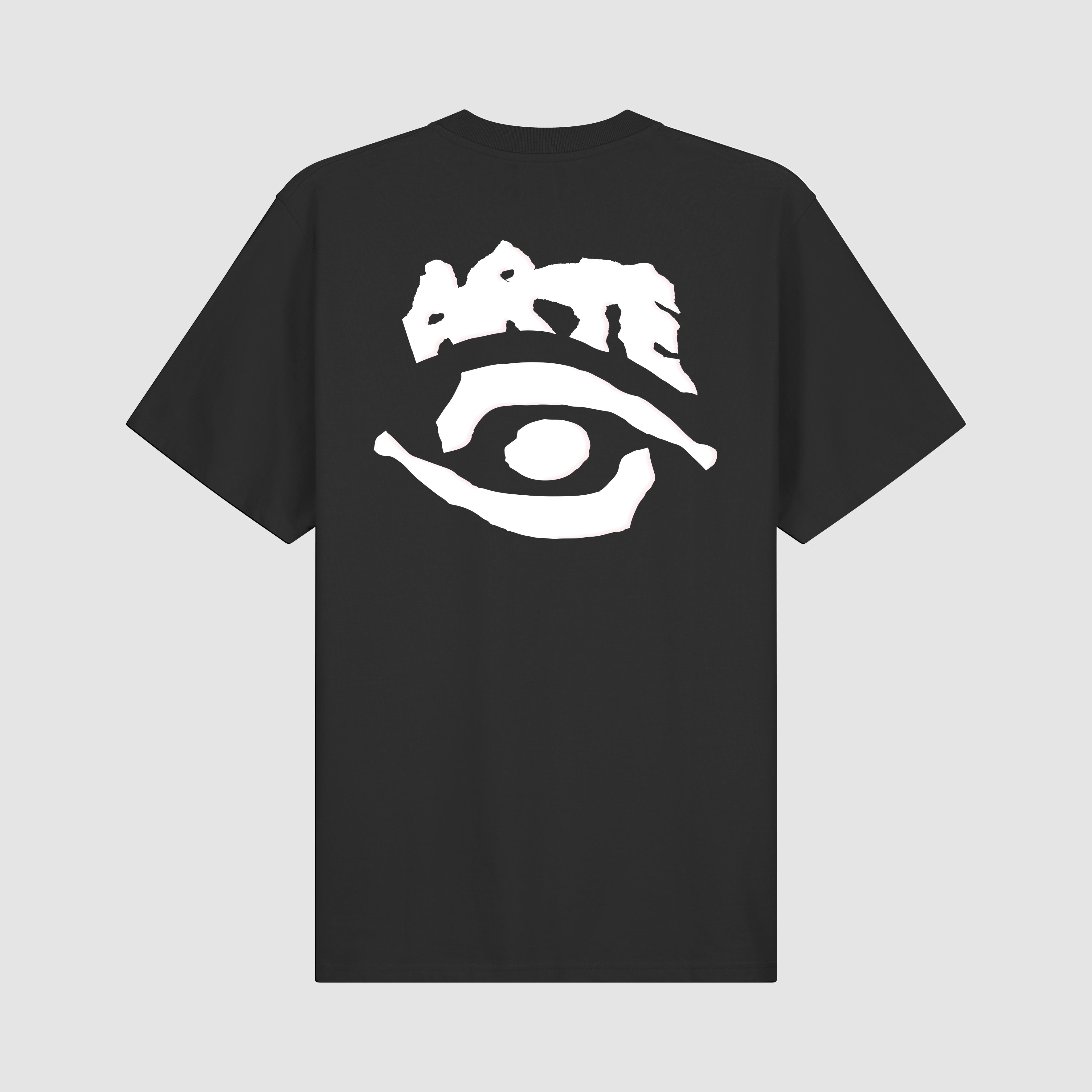 T-shirt imprimé œil - Noir
