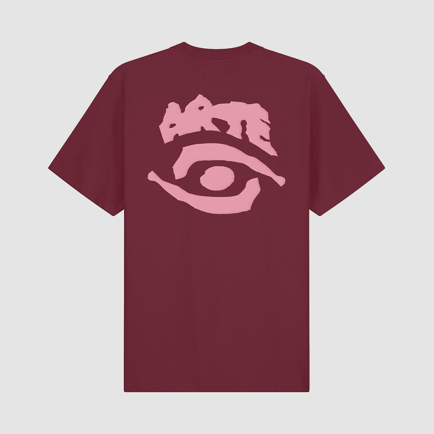 T-shirt à imprimé œil - Bordeaux