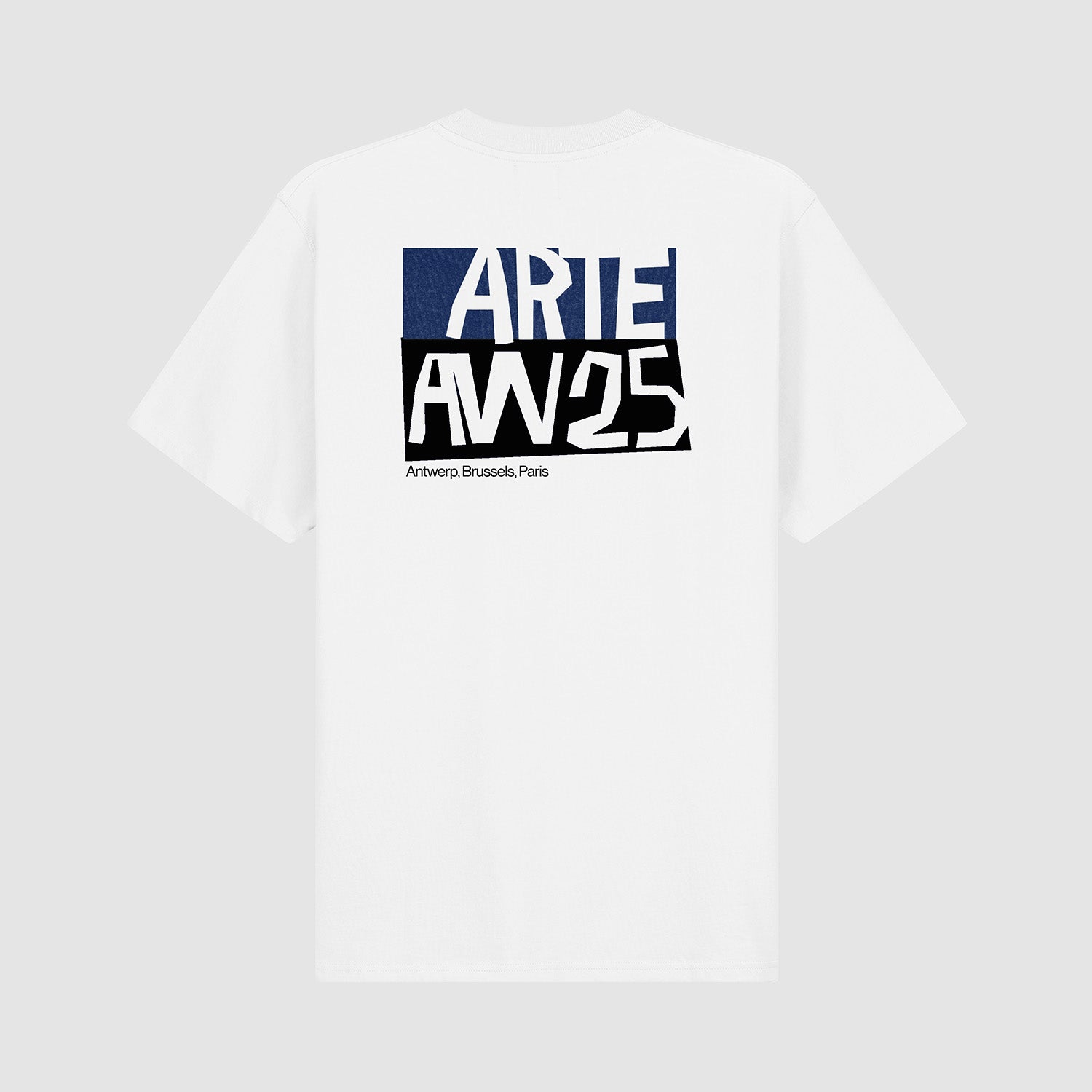 T-shirt imprimé à découpes - Blanc