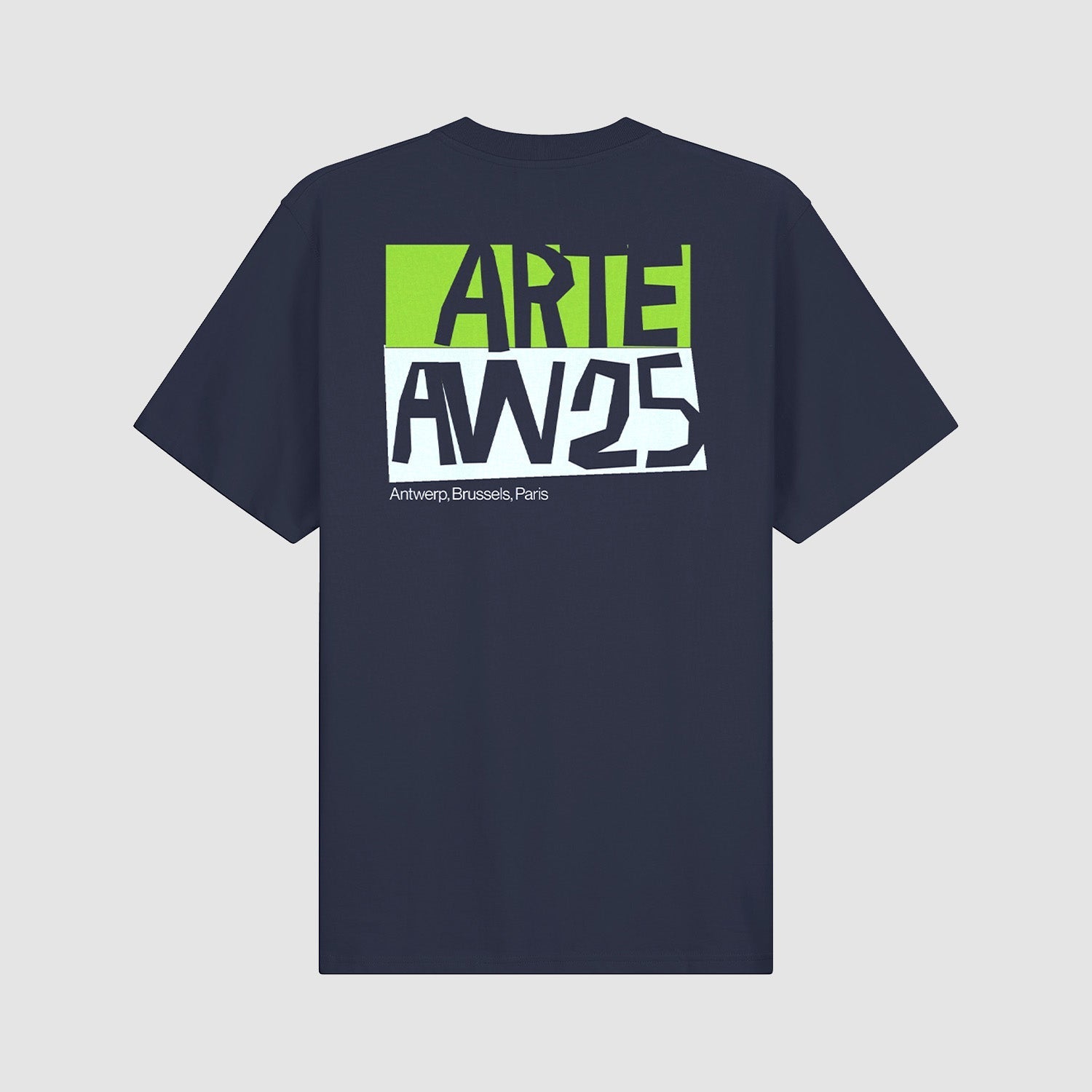 T-shirt à imprimé découpé - Navy