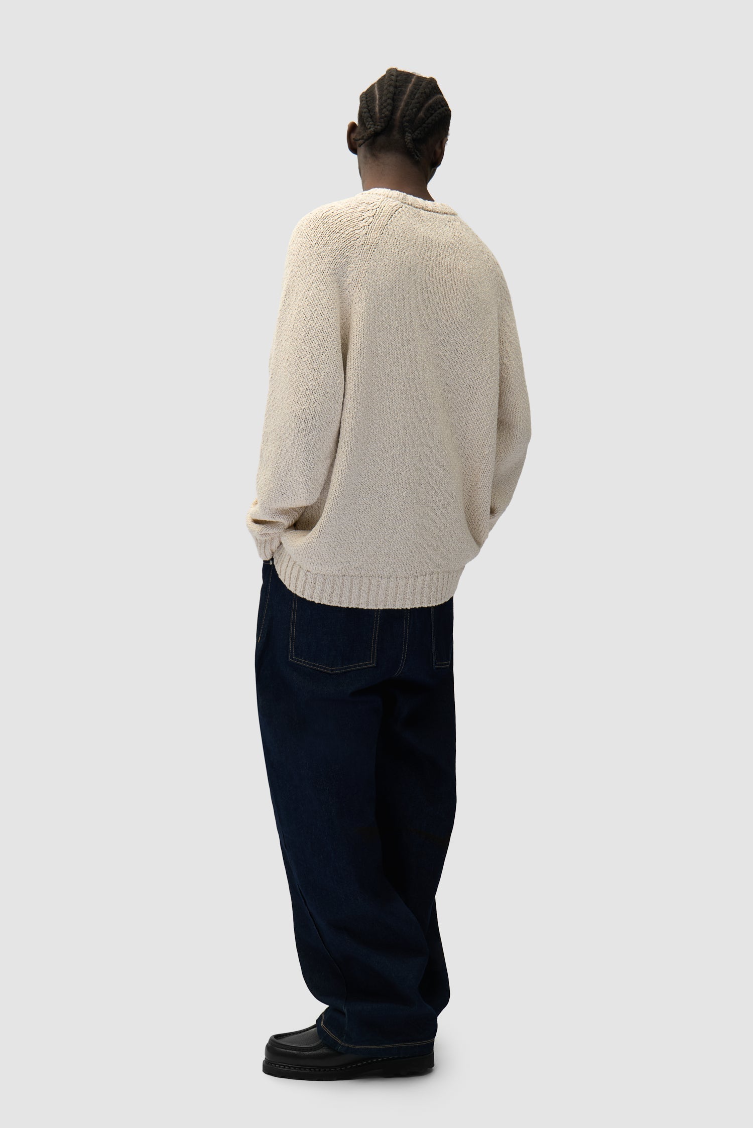 Tricot frontal Pixel - Crème