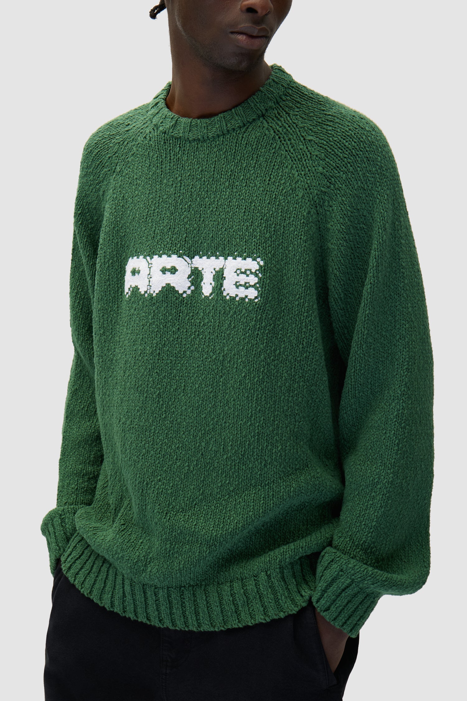 Tricot frontal Pixel - Vert