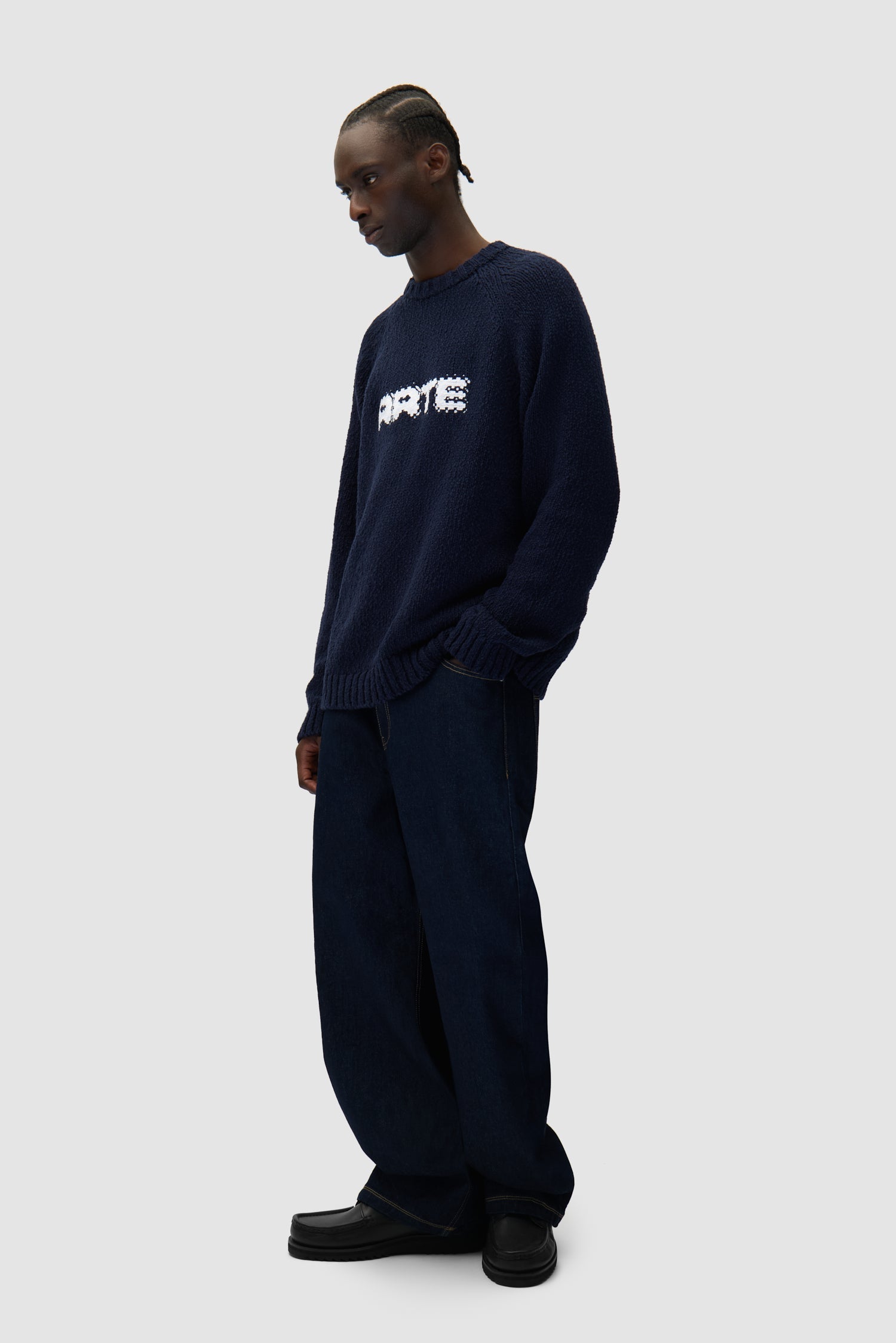 Tricot frontal Pixel - Marine
