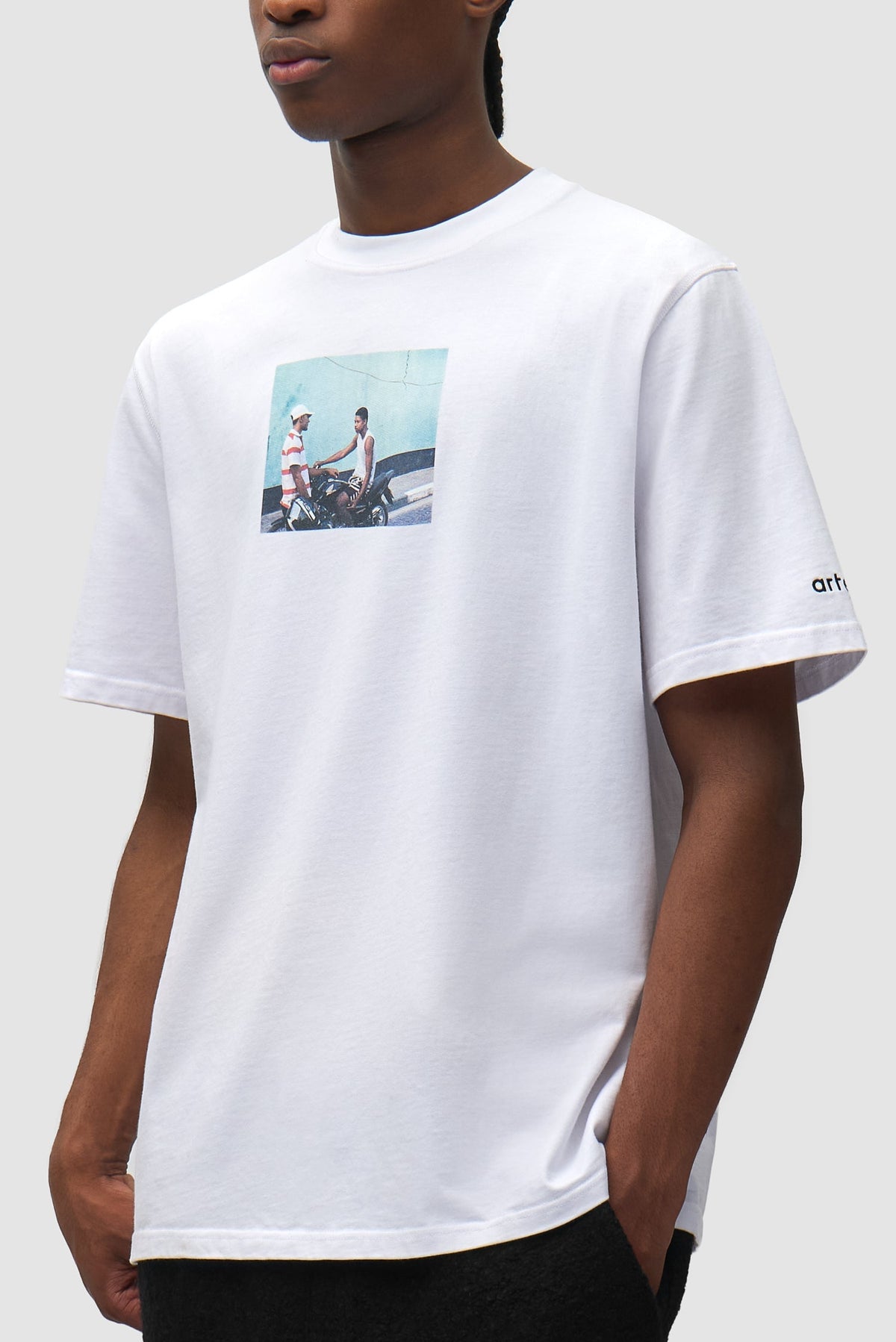 T-shirt Mohamed Bourouissa - Blanc