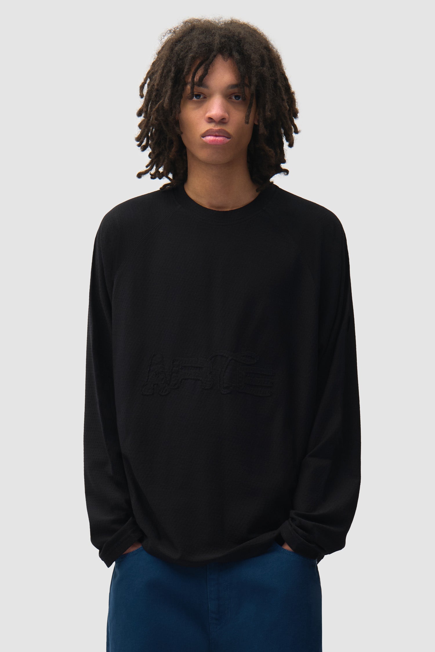 T-shirt à manches longues Nylon Aero - Noir