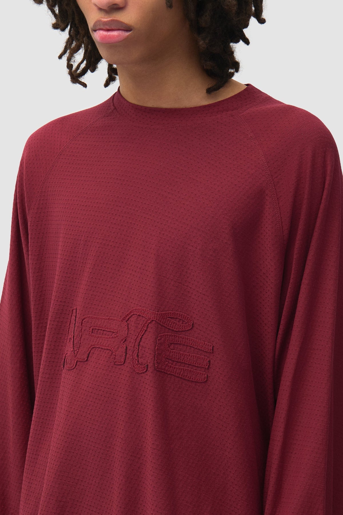 T-shirt à manches longues Nylon Aero - Bordeaux