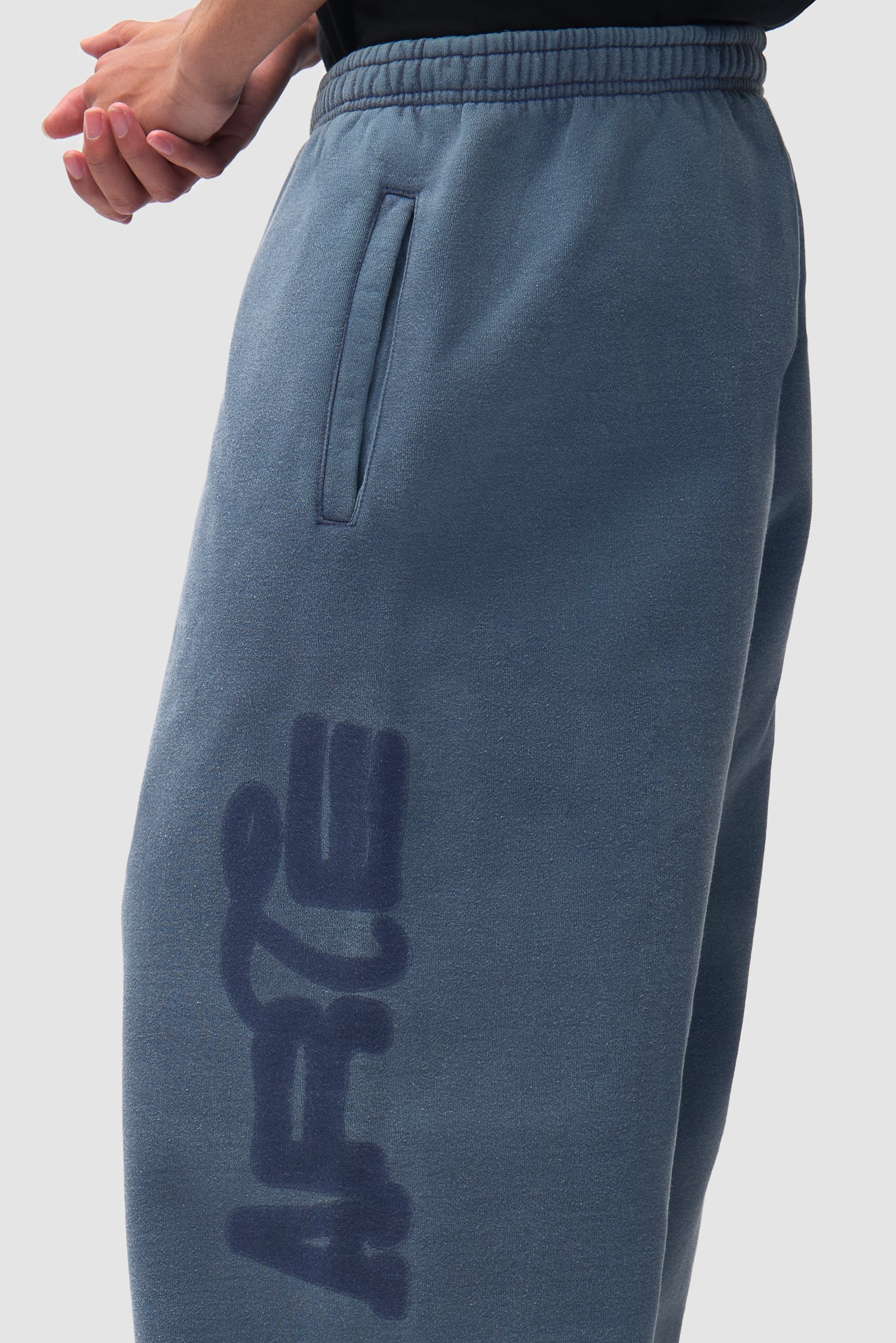 Pantalon de survêtement Sunfade Stencil Ease - Bleu marine