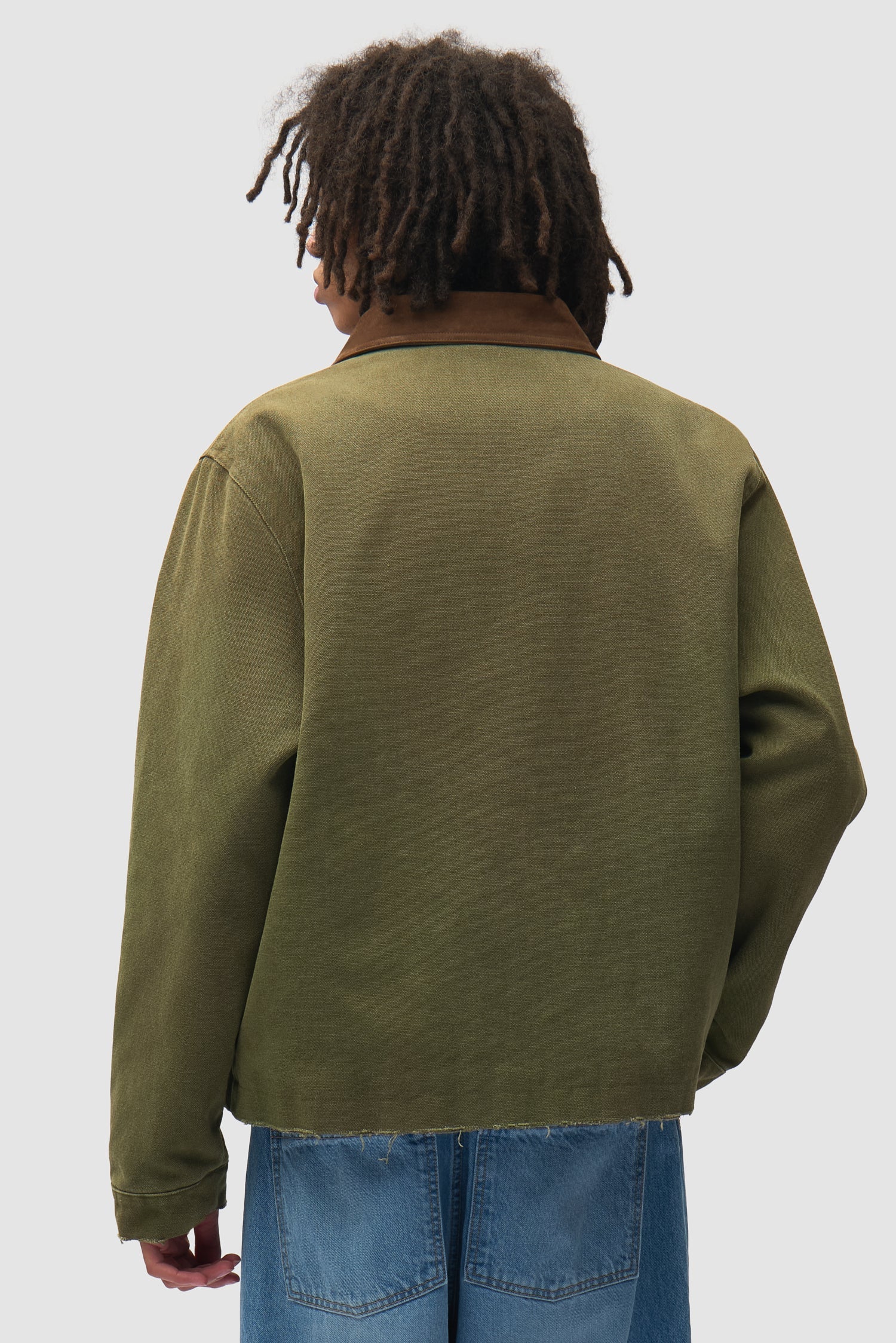 Veste artisanale « Dusty » - Verte
