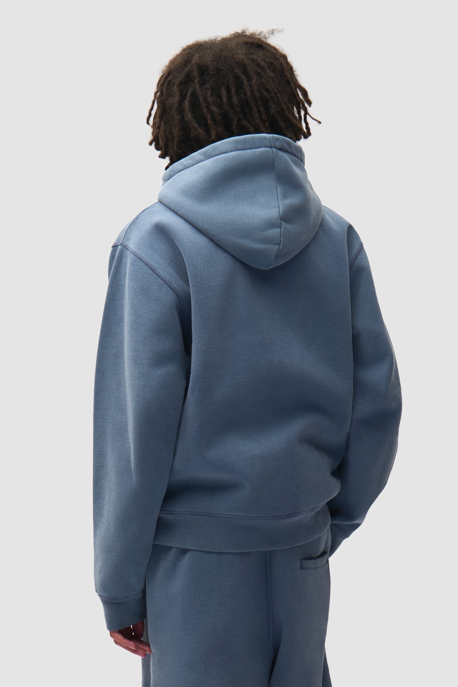 Sweat à capuche zippé « Stencil Sunfade » - Bleu marine