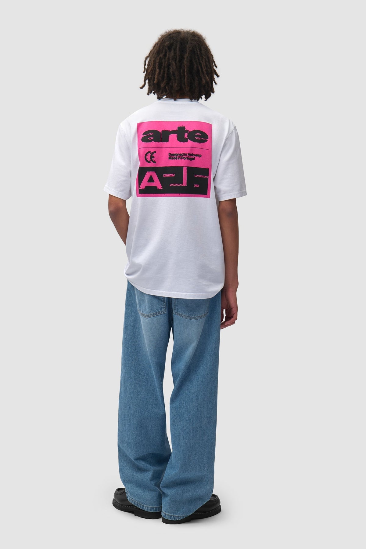 T-shirt « Pink Serial » - Blanc