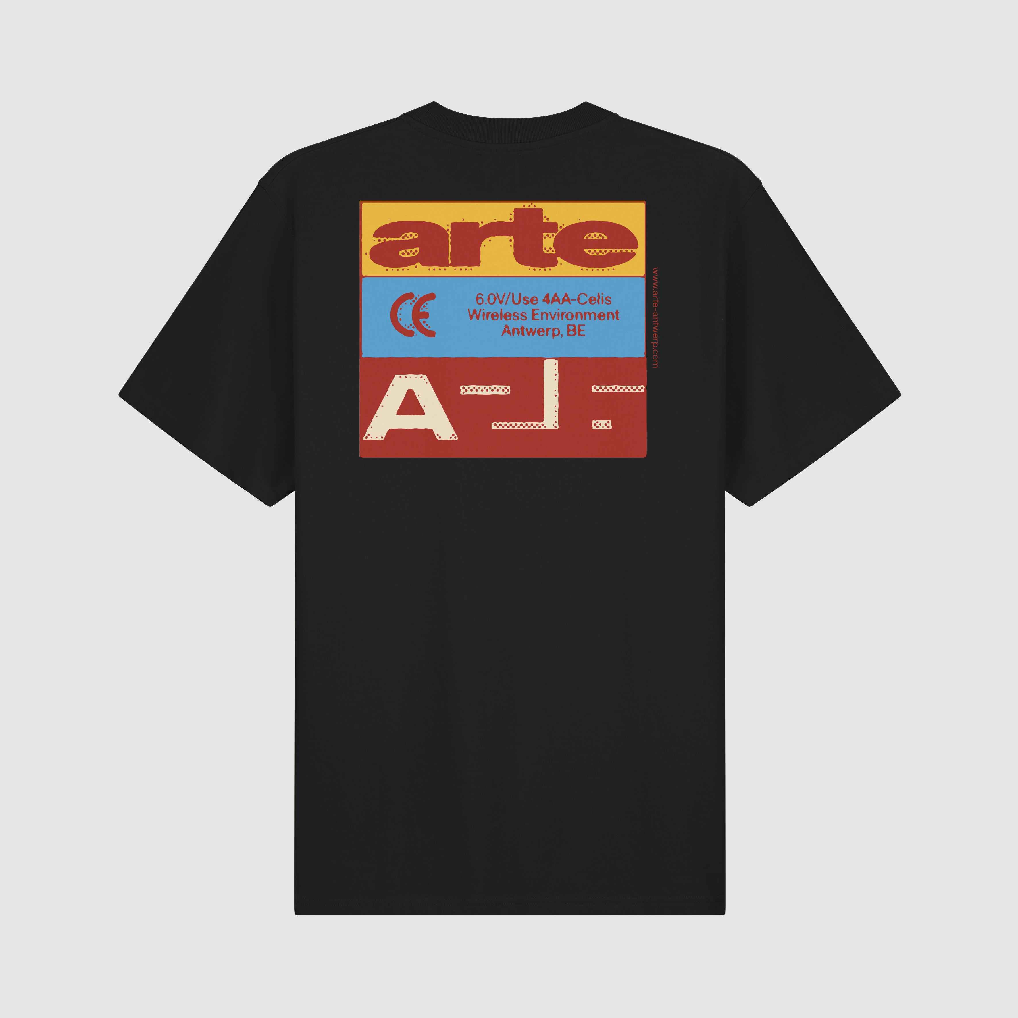 T-shirt « Tricolor Serial » - Noir