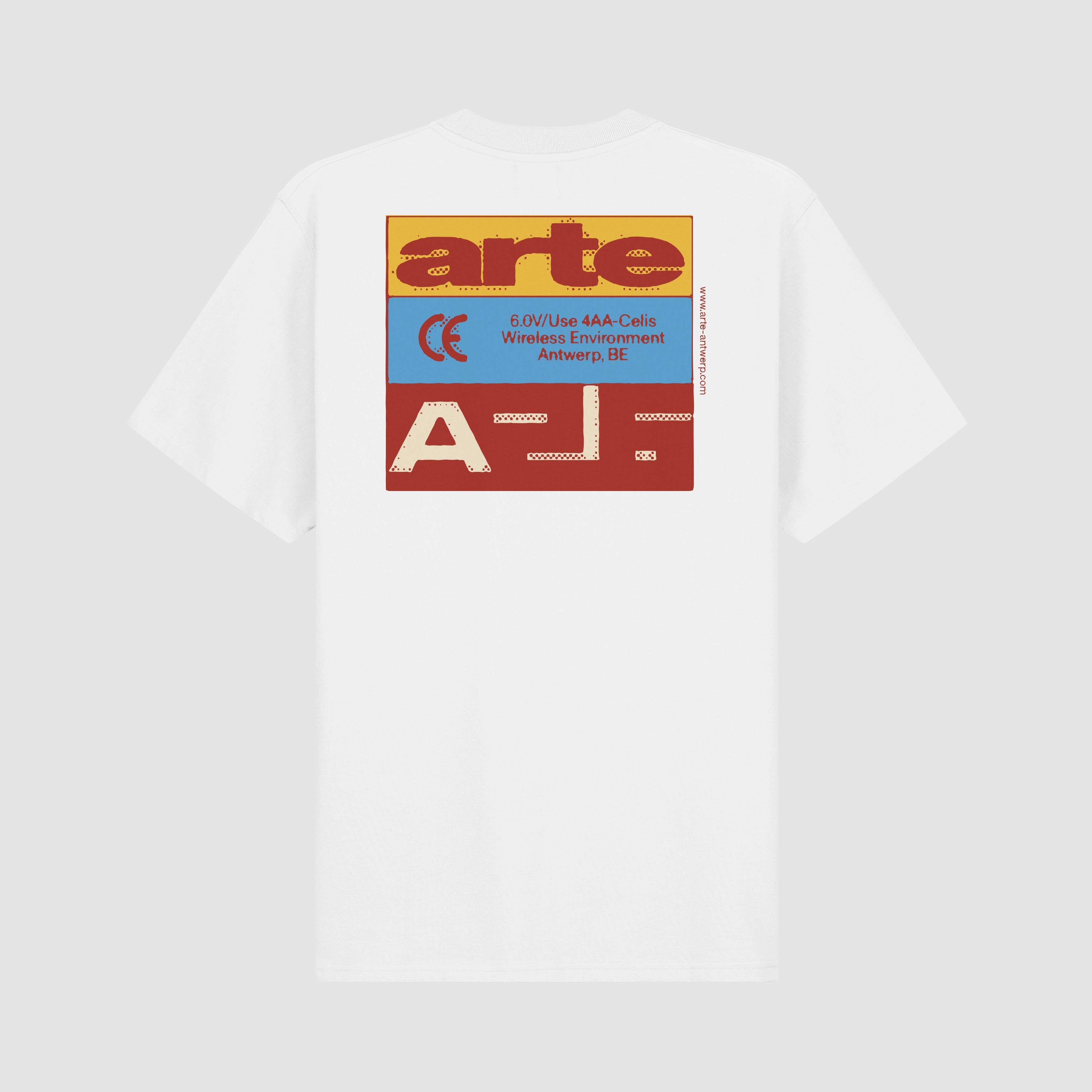 T-shirt « Tricolor Serial » - Blanc