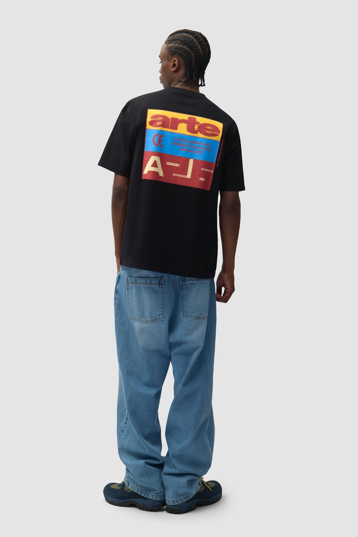 T-shirt « Tricolor Serial » - Noir