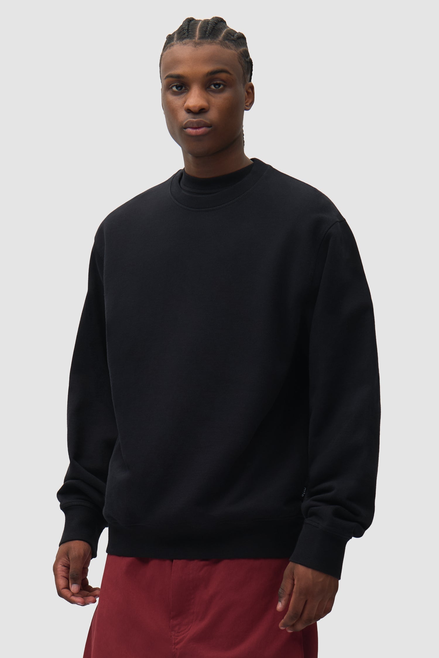 Pull à col rond Tricolor - Noir