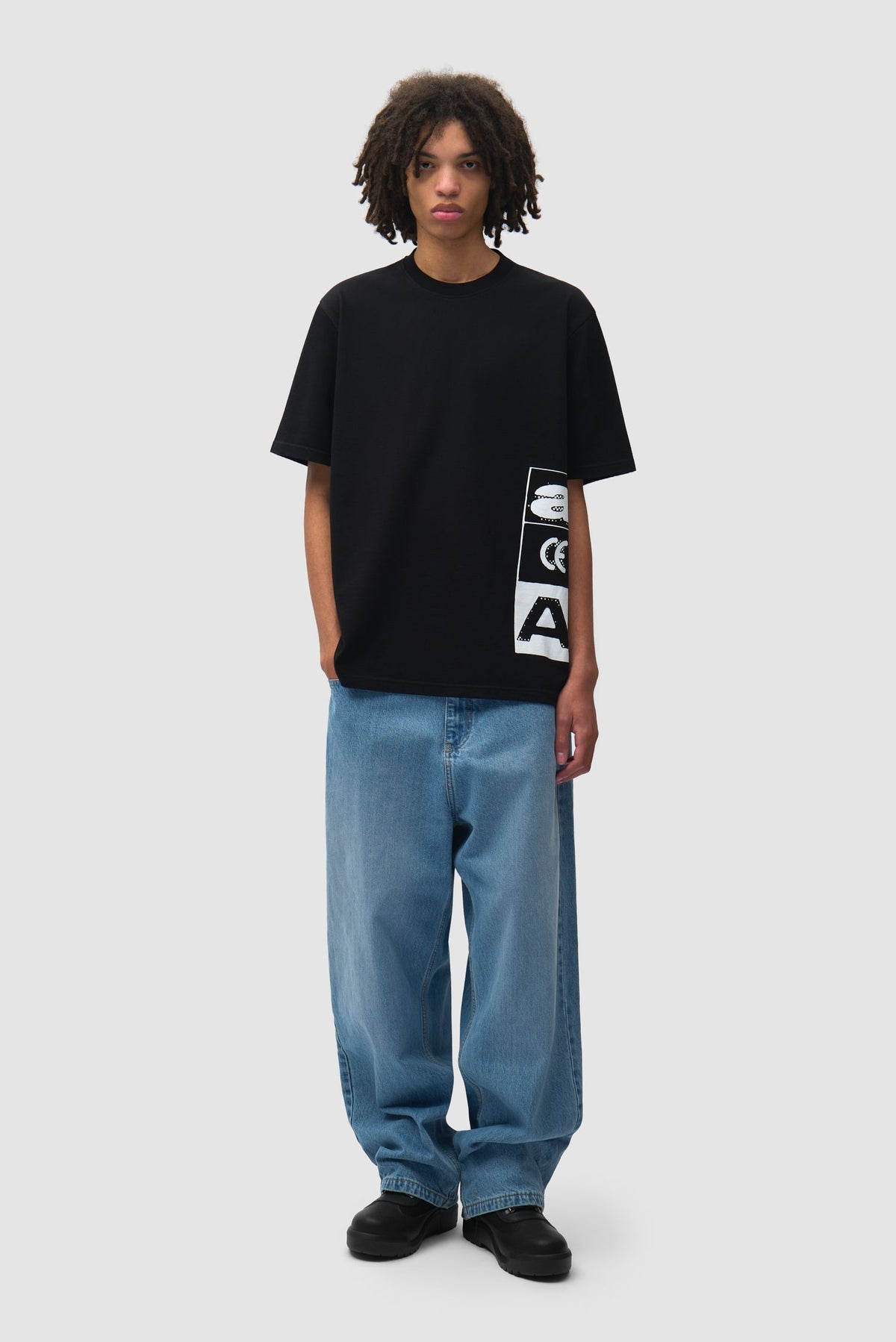 T-shirt « Side Serial » - Noir