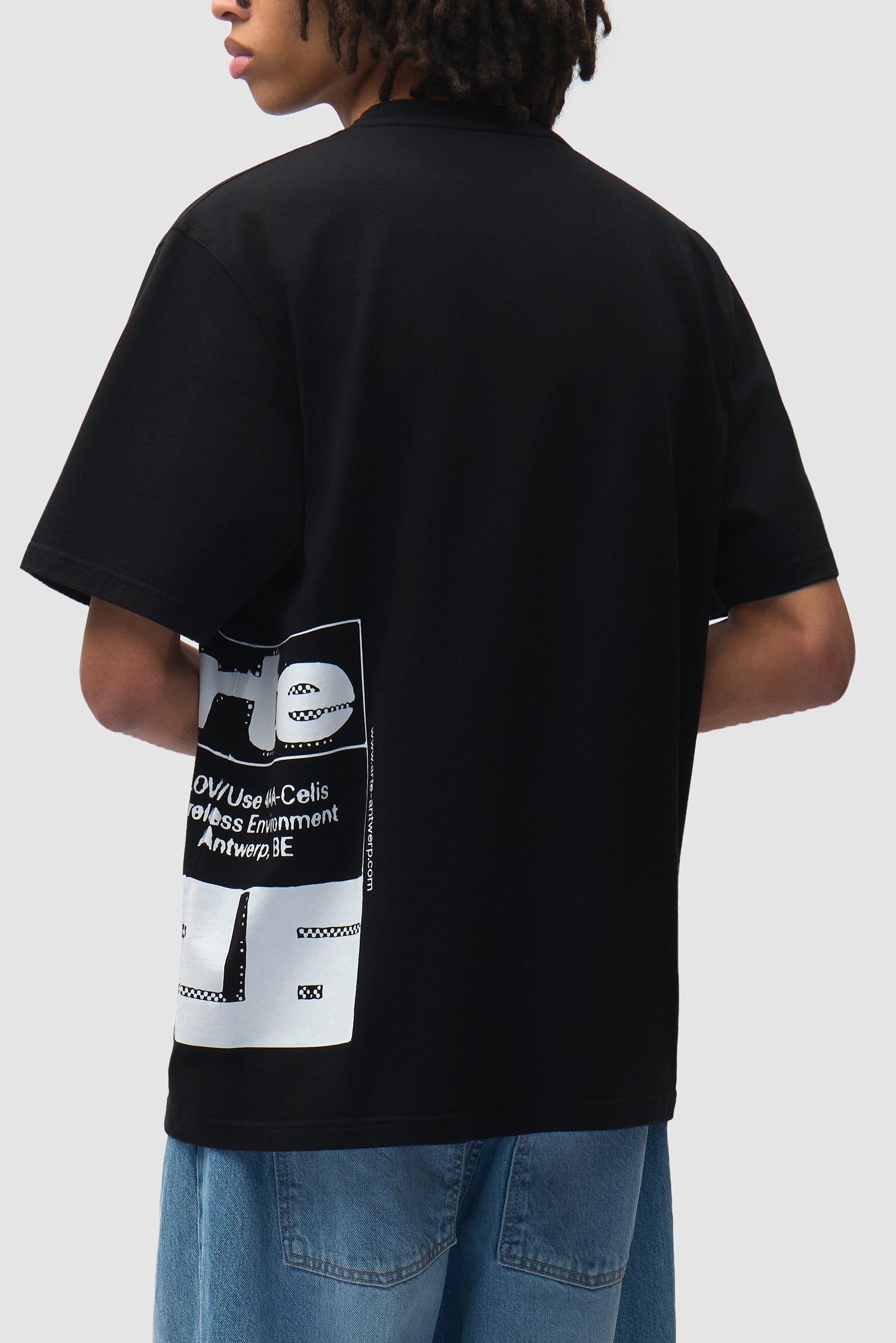 T-shirt « Side Serial » - Noir