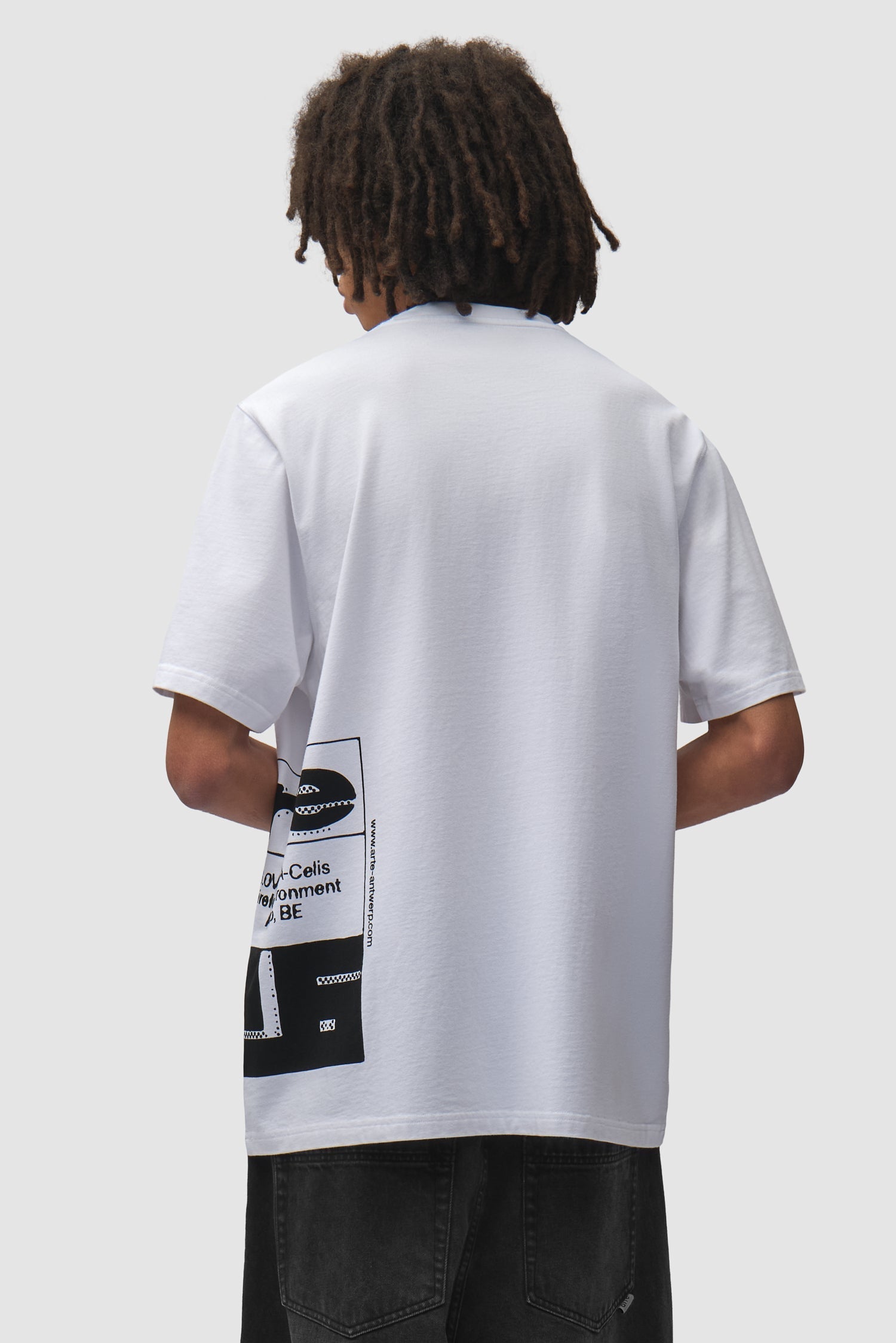 T-shirt « Side Serial » - Blanc