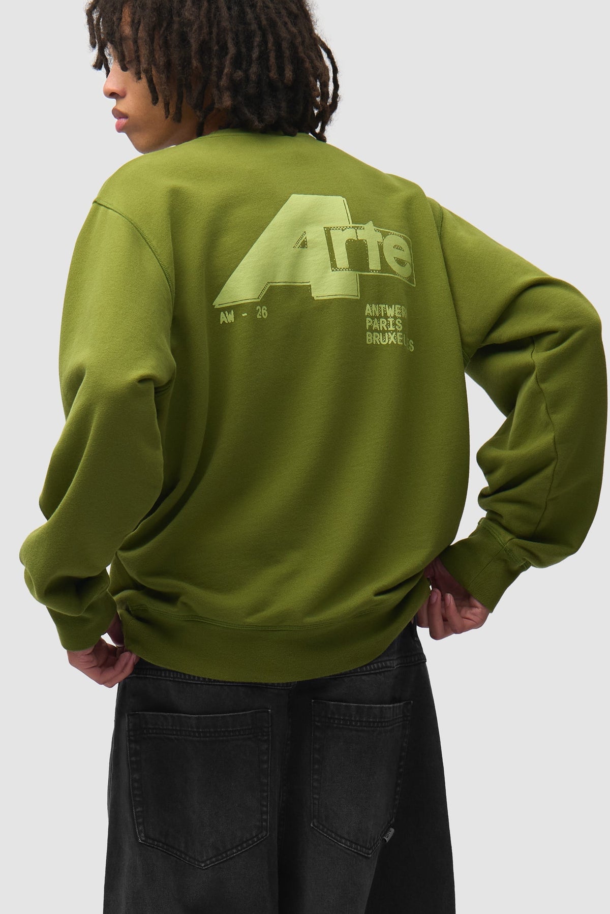 T-shirt à col rond City - Vert