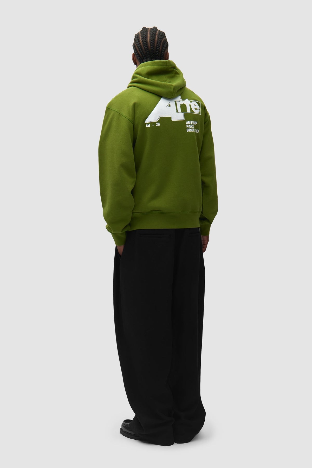 Sweat à capuche City - Vert