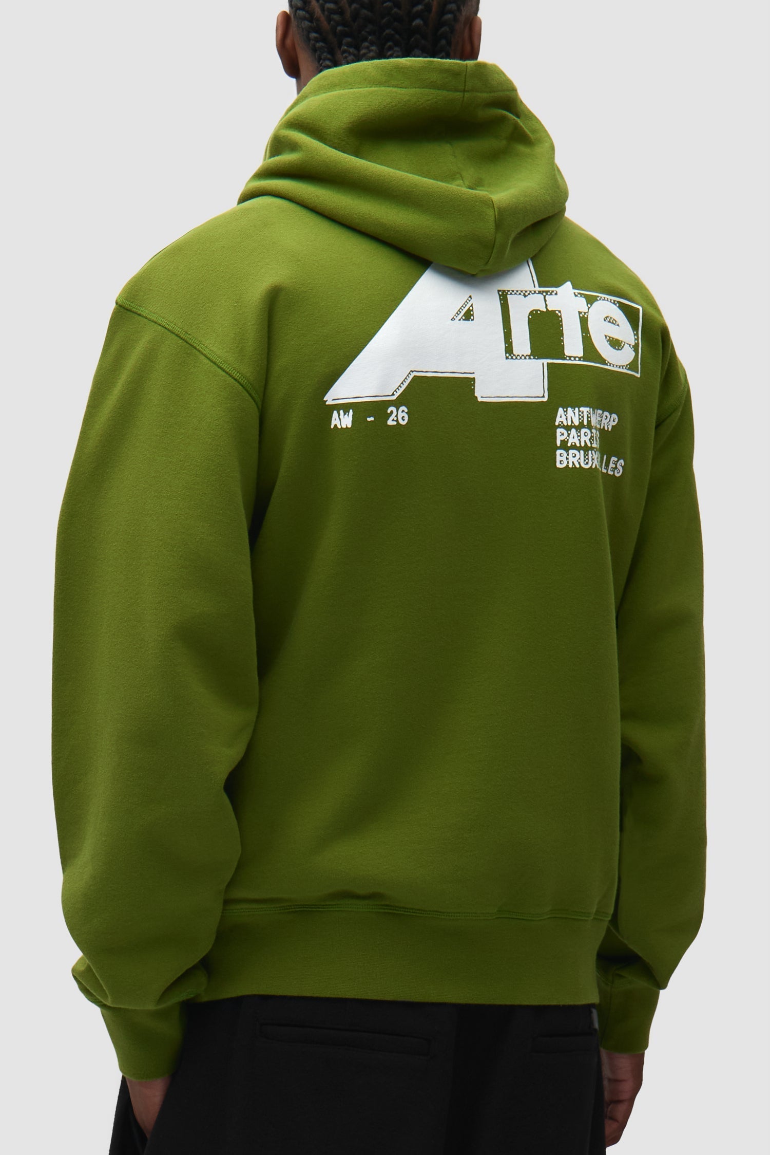 Sweat à capuche City - Vert