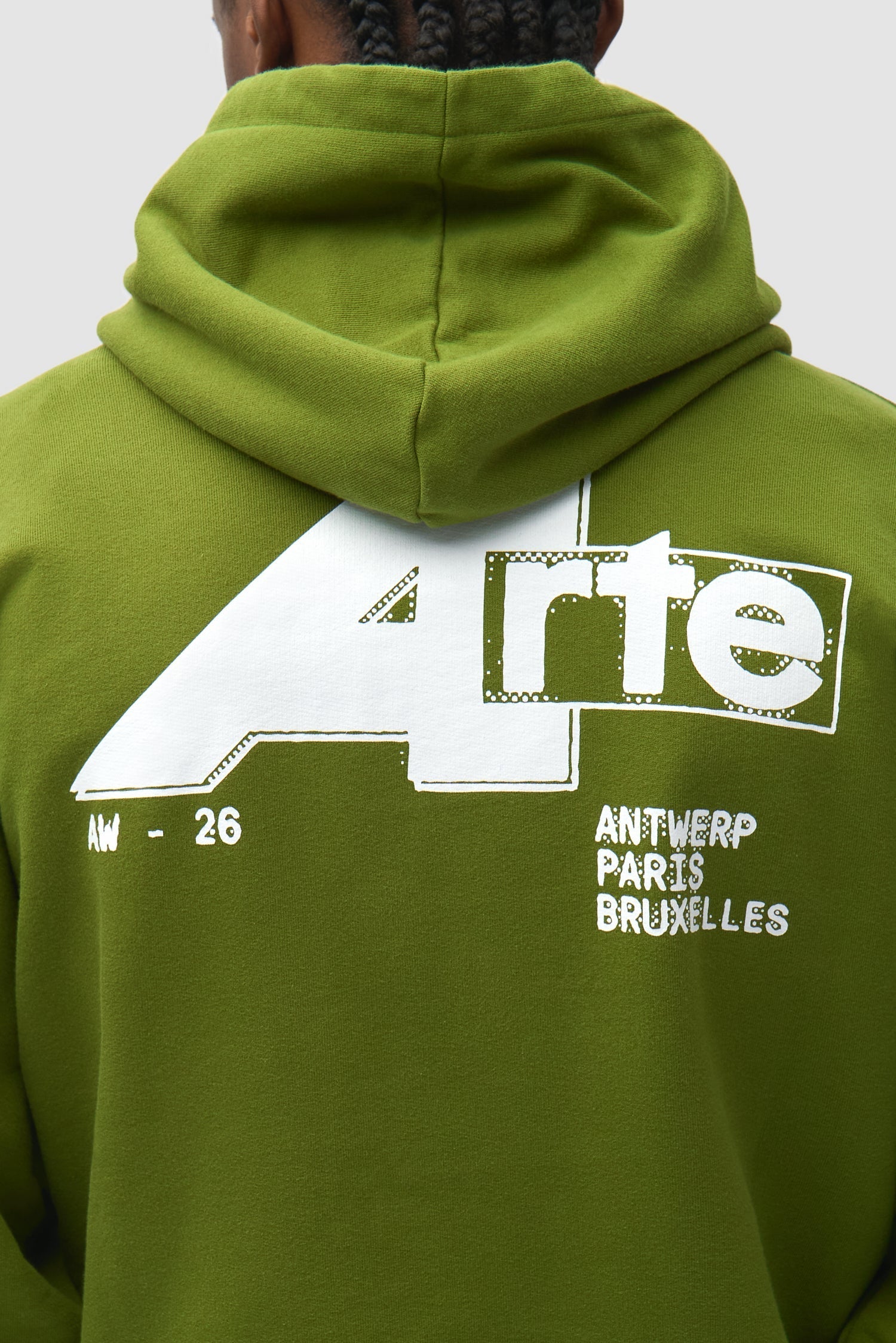 Sweat à capuche City - Vert