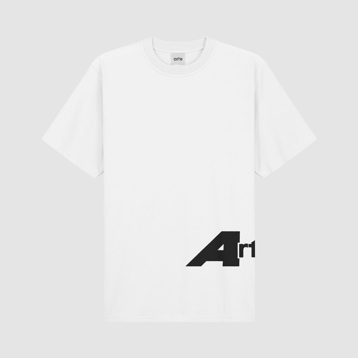 T-shirt « Big A » (côté avant) - Blanc