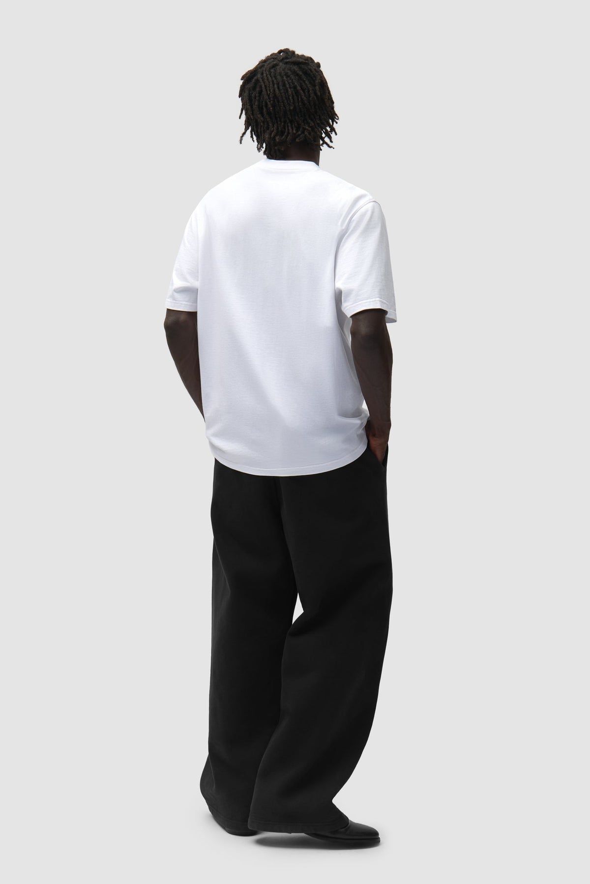 T-shirt « Big A » (côté avant) - Blanc