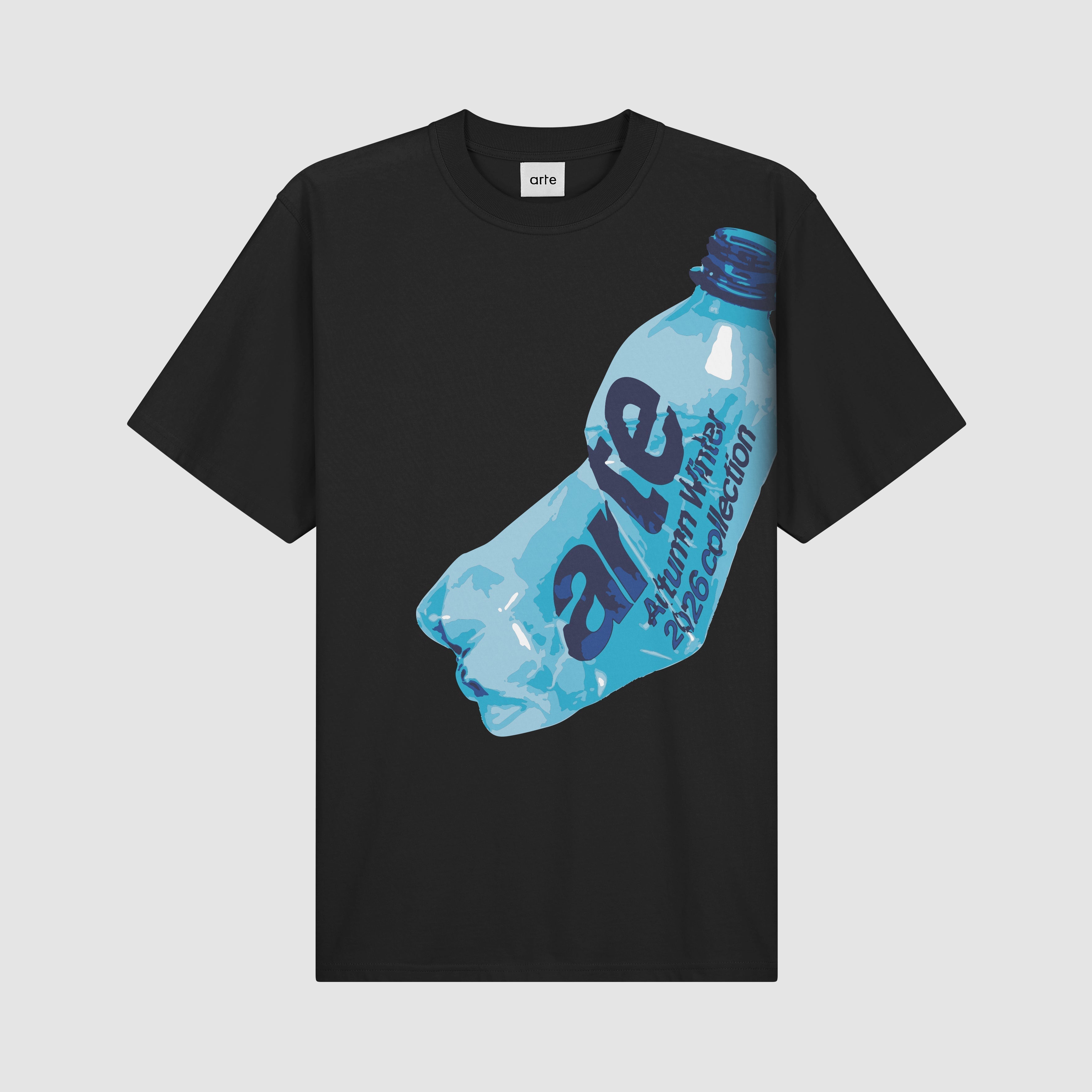 T-shirt à usage unique - Noir