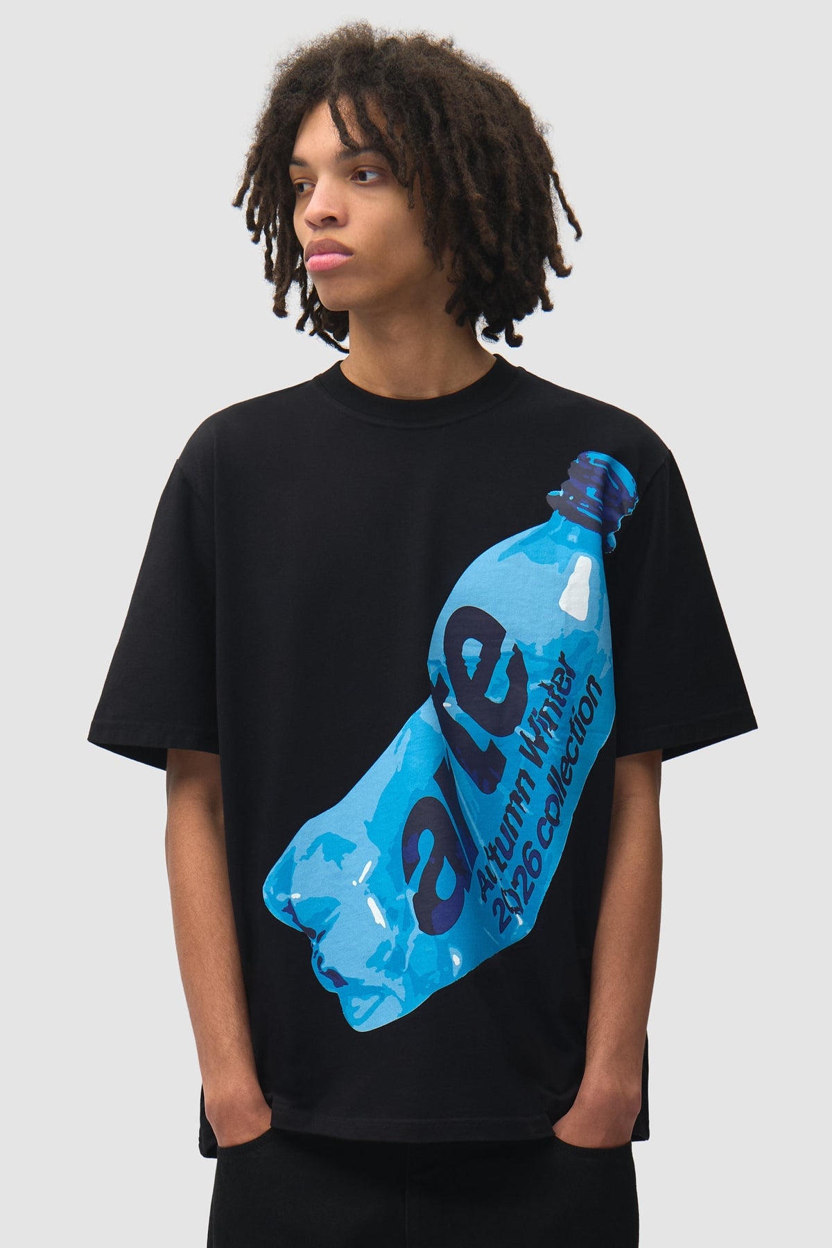 T-shirt à usage unique - Noir