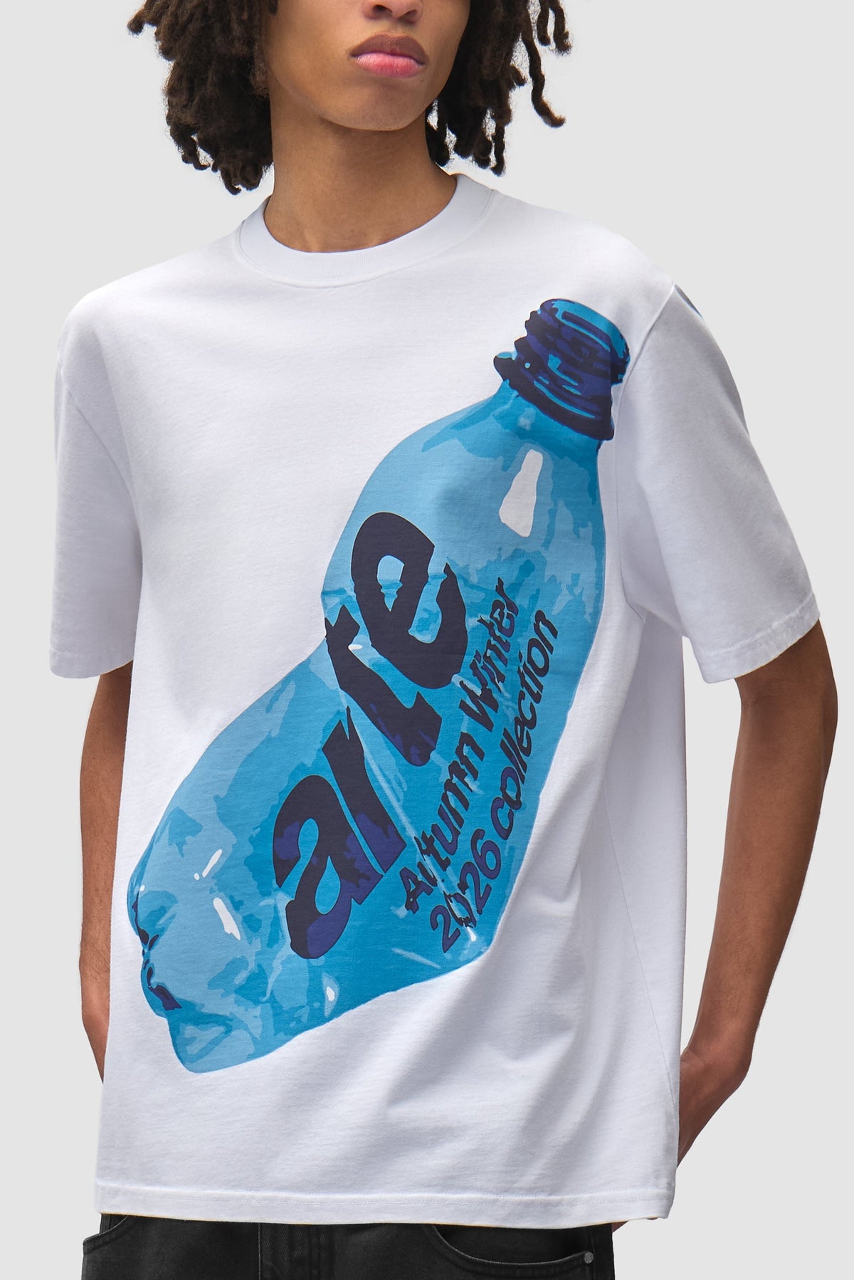 T-shirt à usage unique - Blanc