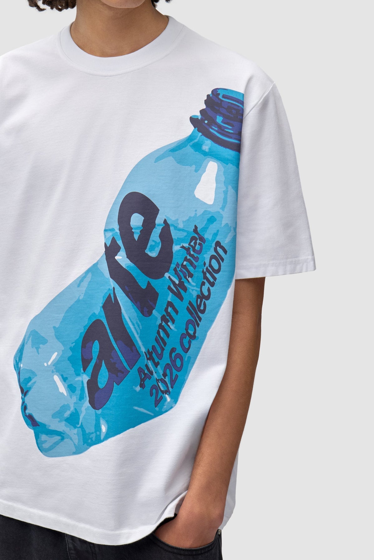 T-shirt à usage unique - Blanc
