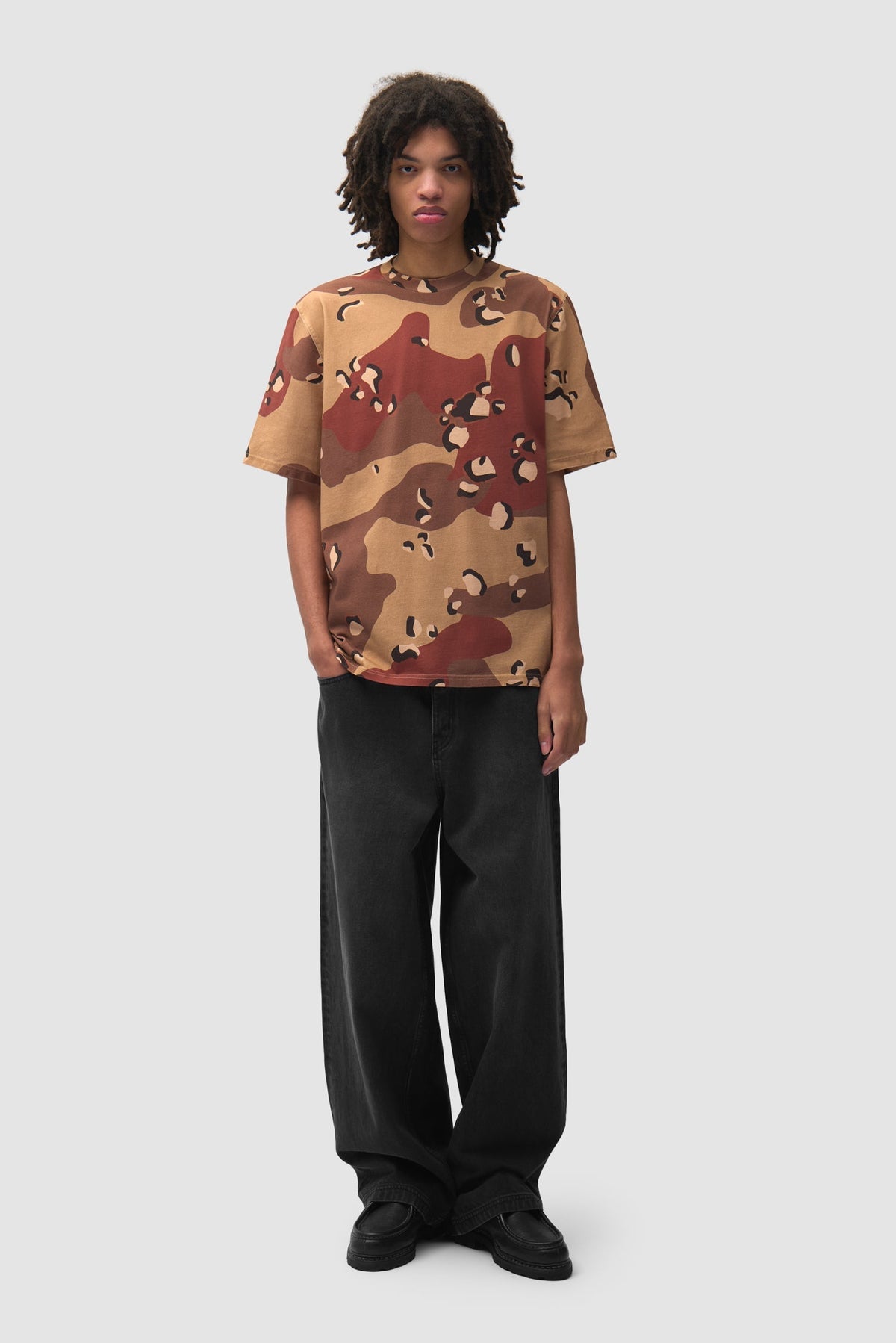 T-shirt en tissu camouflage - Imprimé sur toute la surface