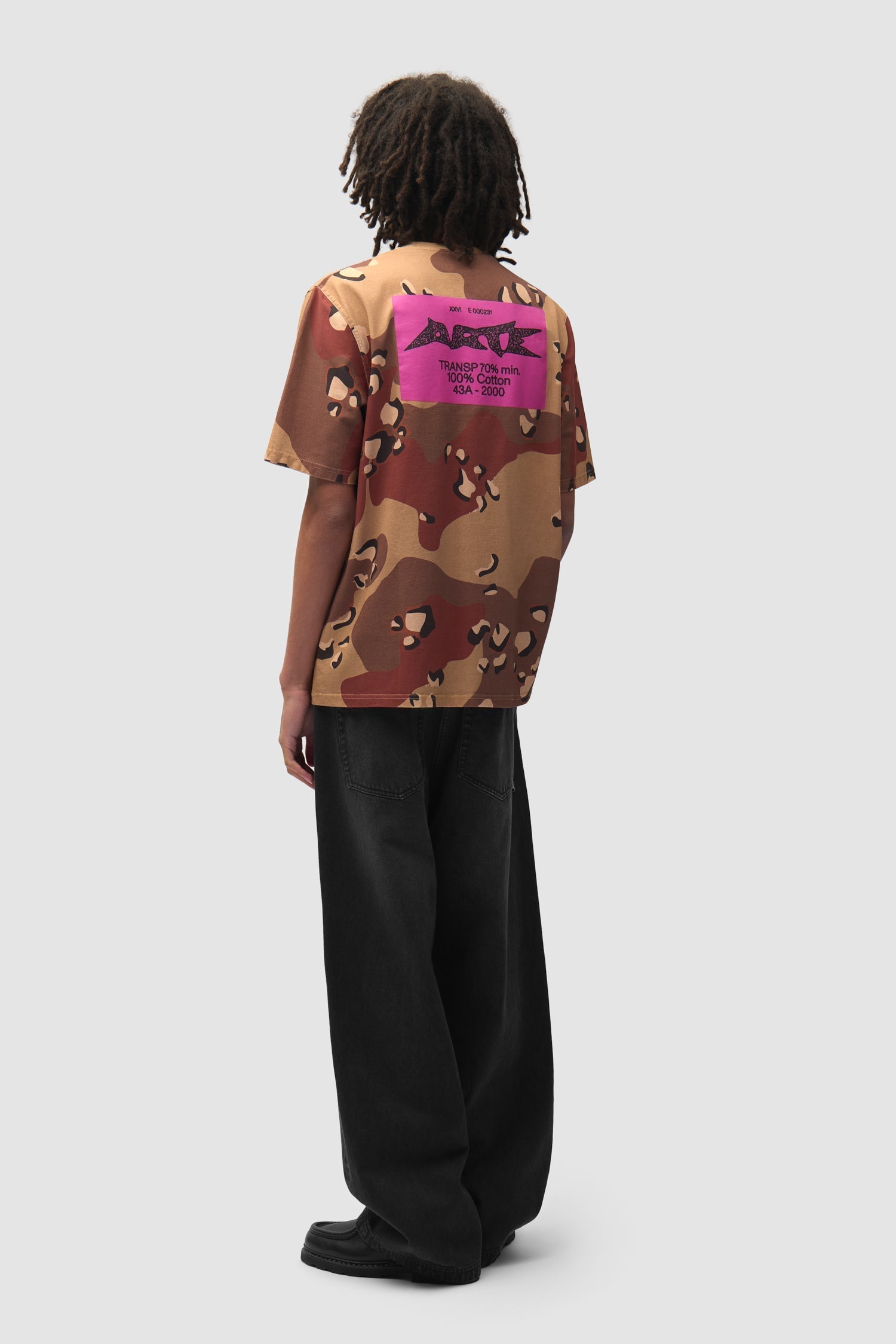 T-shirt en tissu camouflage - Imprimé sur toute la surface