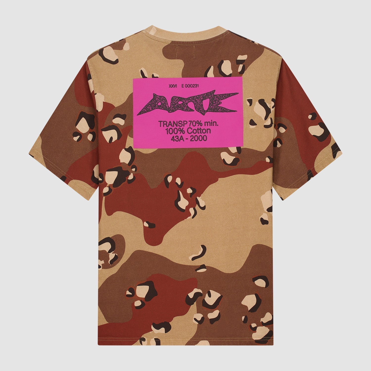 T-shirt en tissu camouflage - Imprimé sur toute la surface