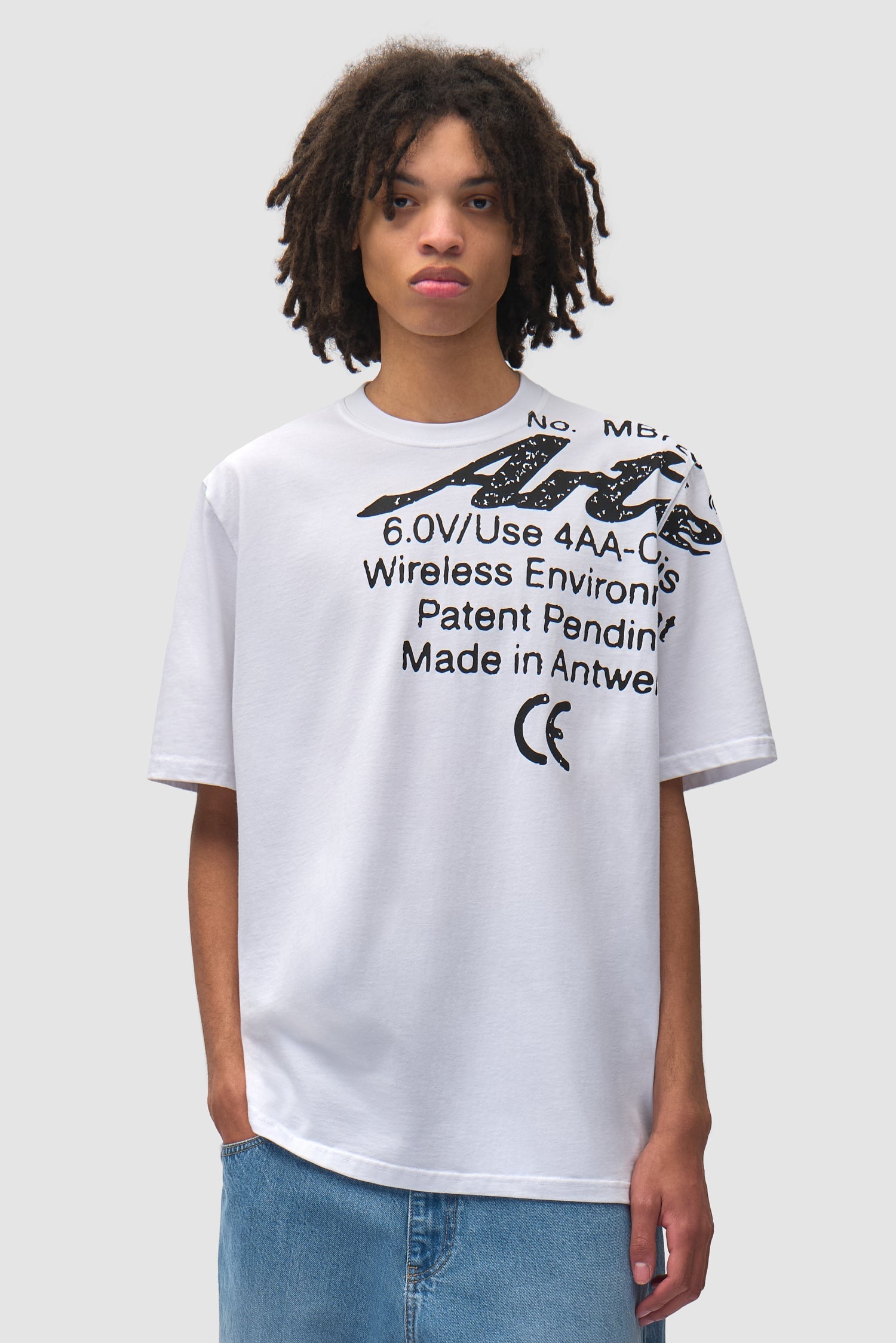 T-shirt Specs Side - Blanc