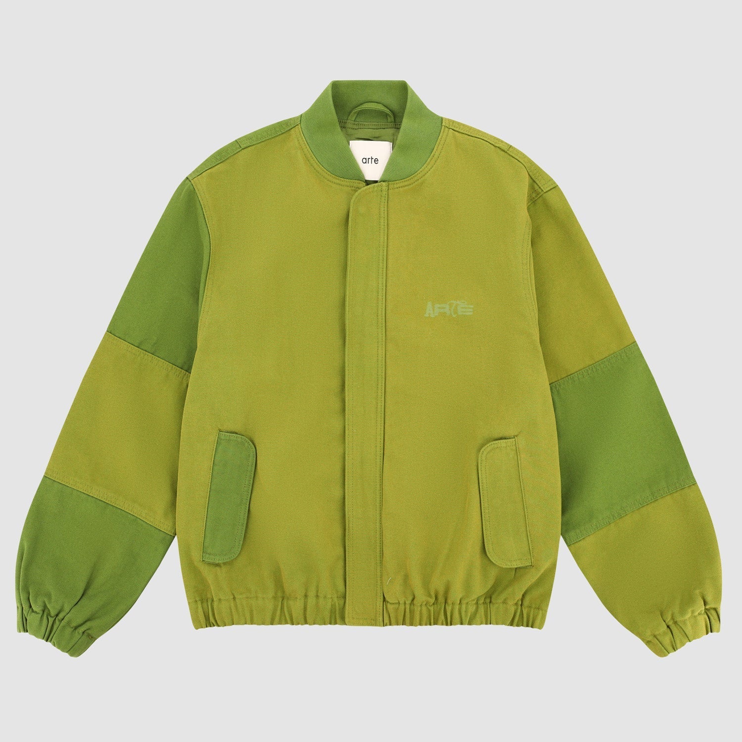 Blouson aviateur en toile - Vert