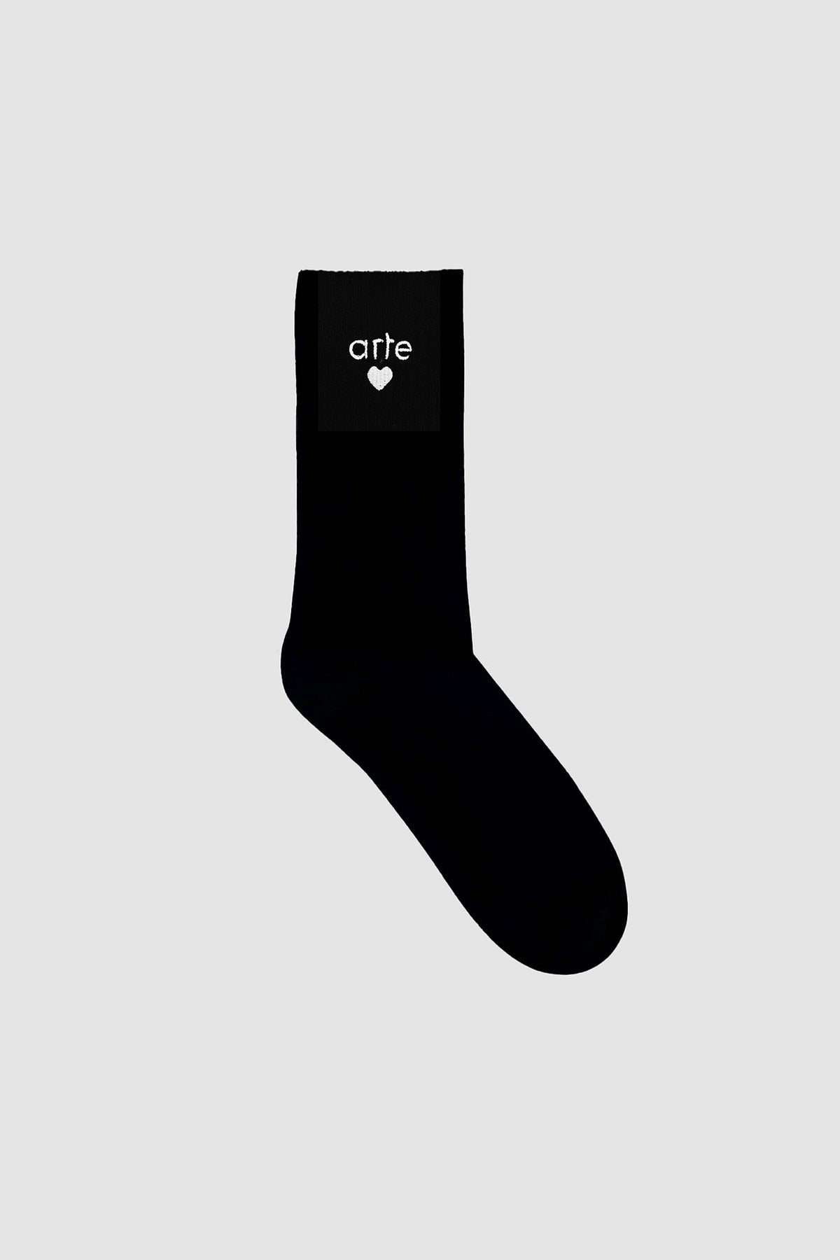 Chaussettes à cœur Basic Arte - Noir