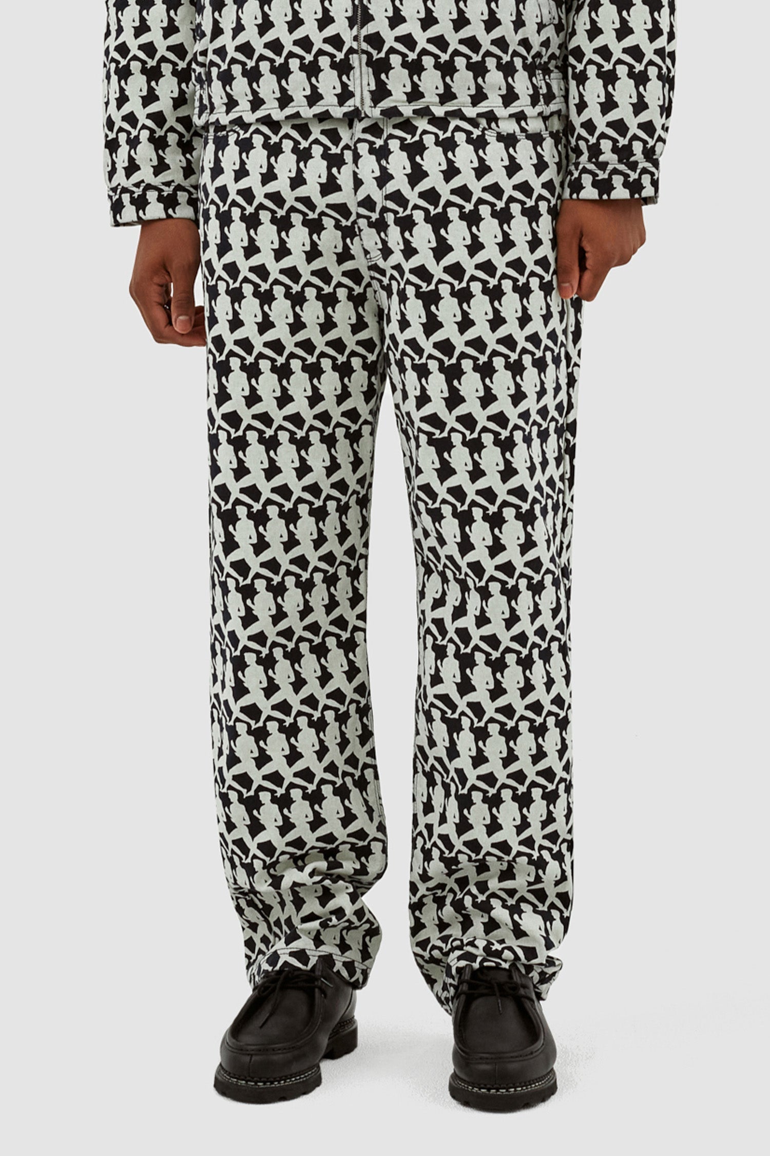 Pantalon Jones Allover - Marine/Crème