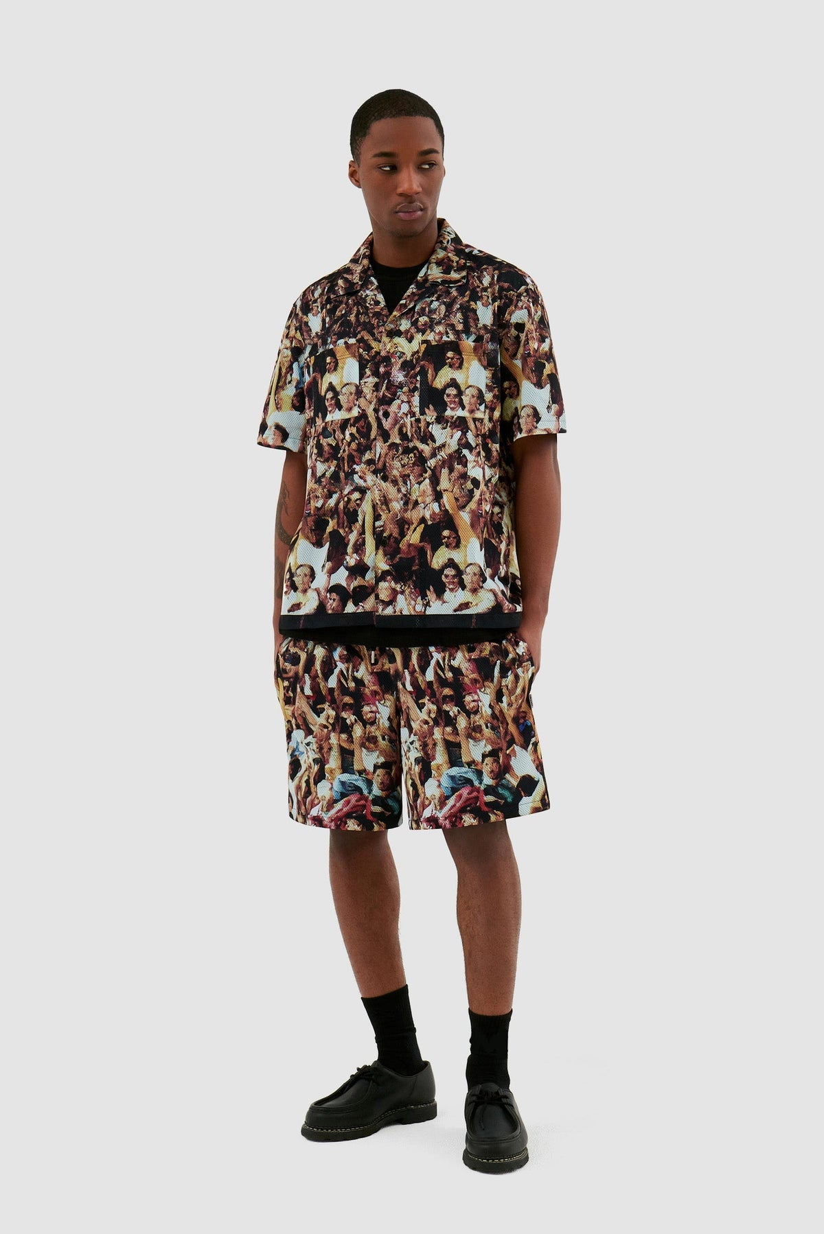 Short en maille Scottie - Imprimé Allover