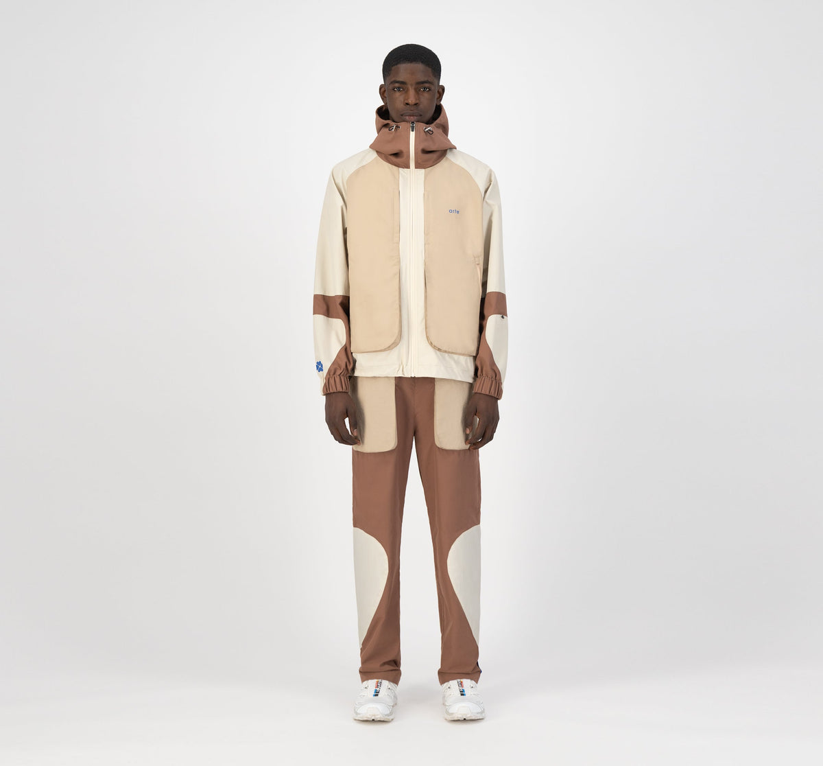 Veste Jamin - Crème/Marron/Beige