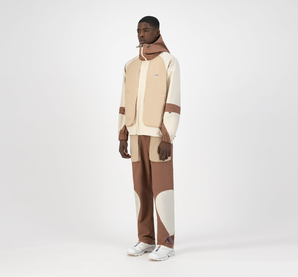 Veste Jamin - Crème/Marron/Beige