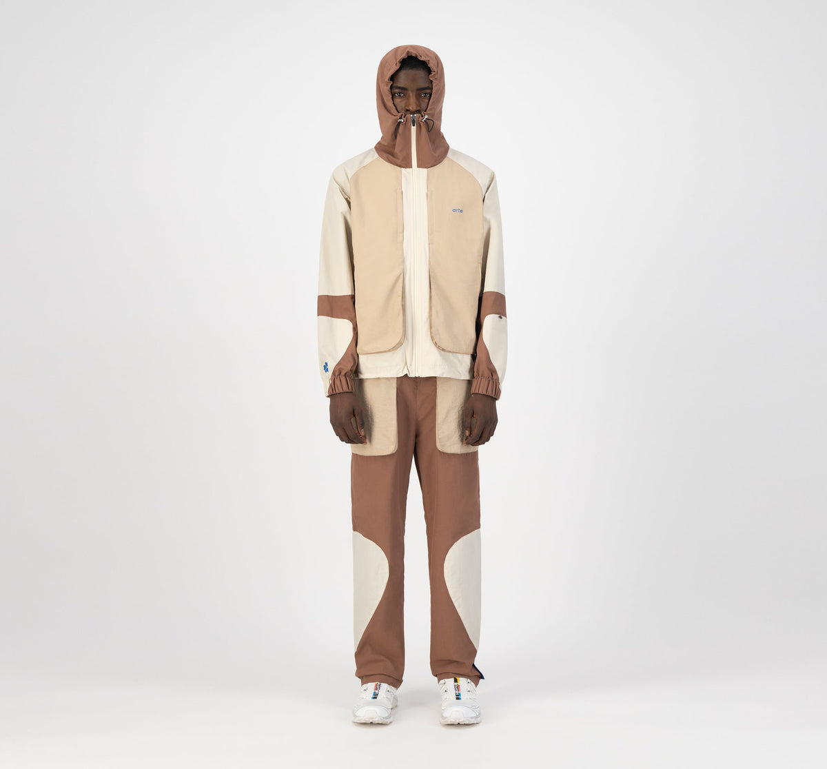 Veste Jamin - Crème/Marron/Beige