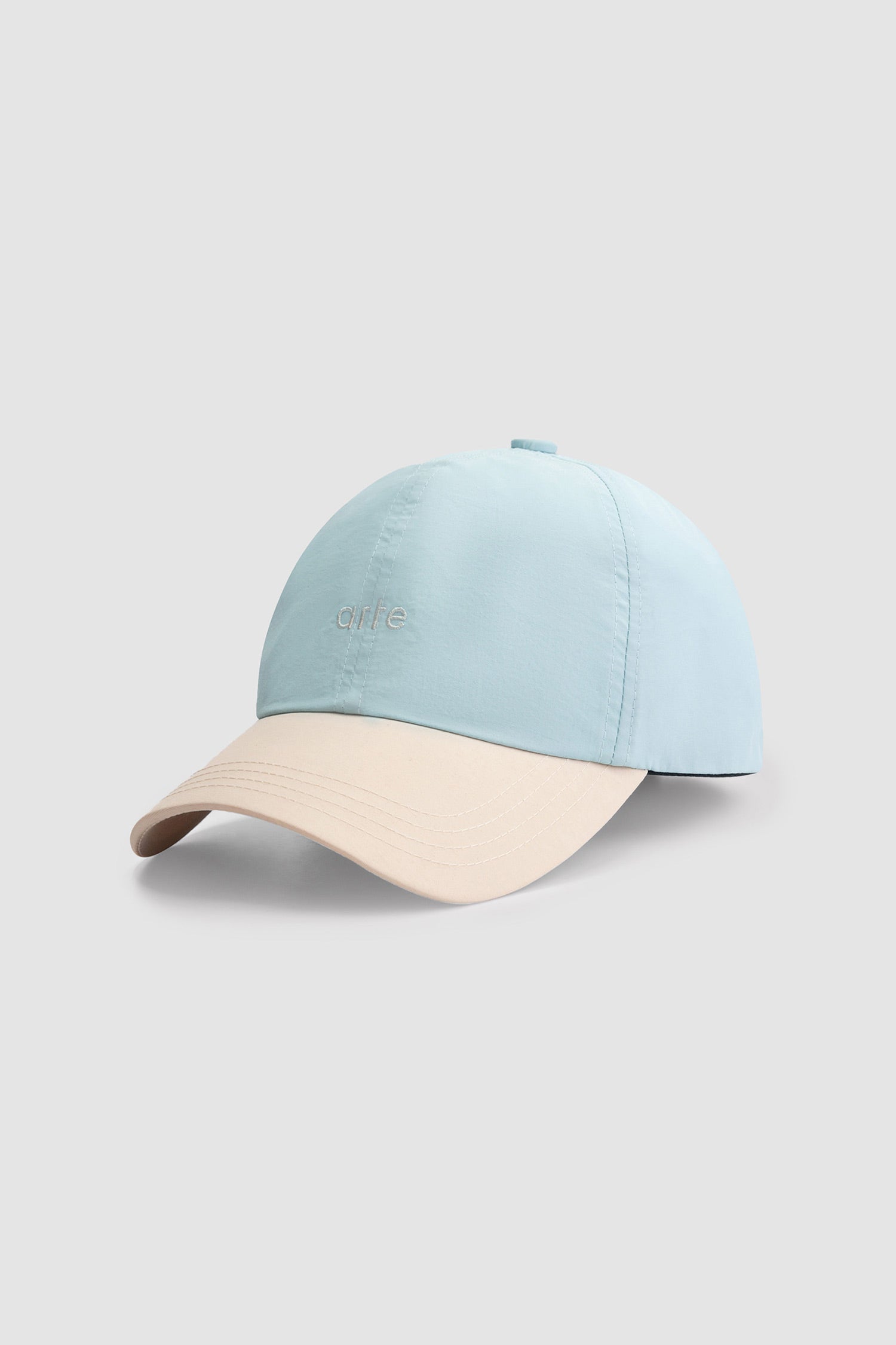 Casquette à cordon de canne - Bleu clair/crème