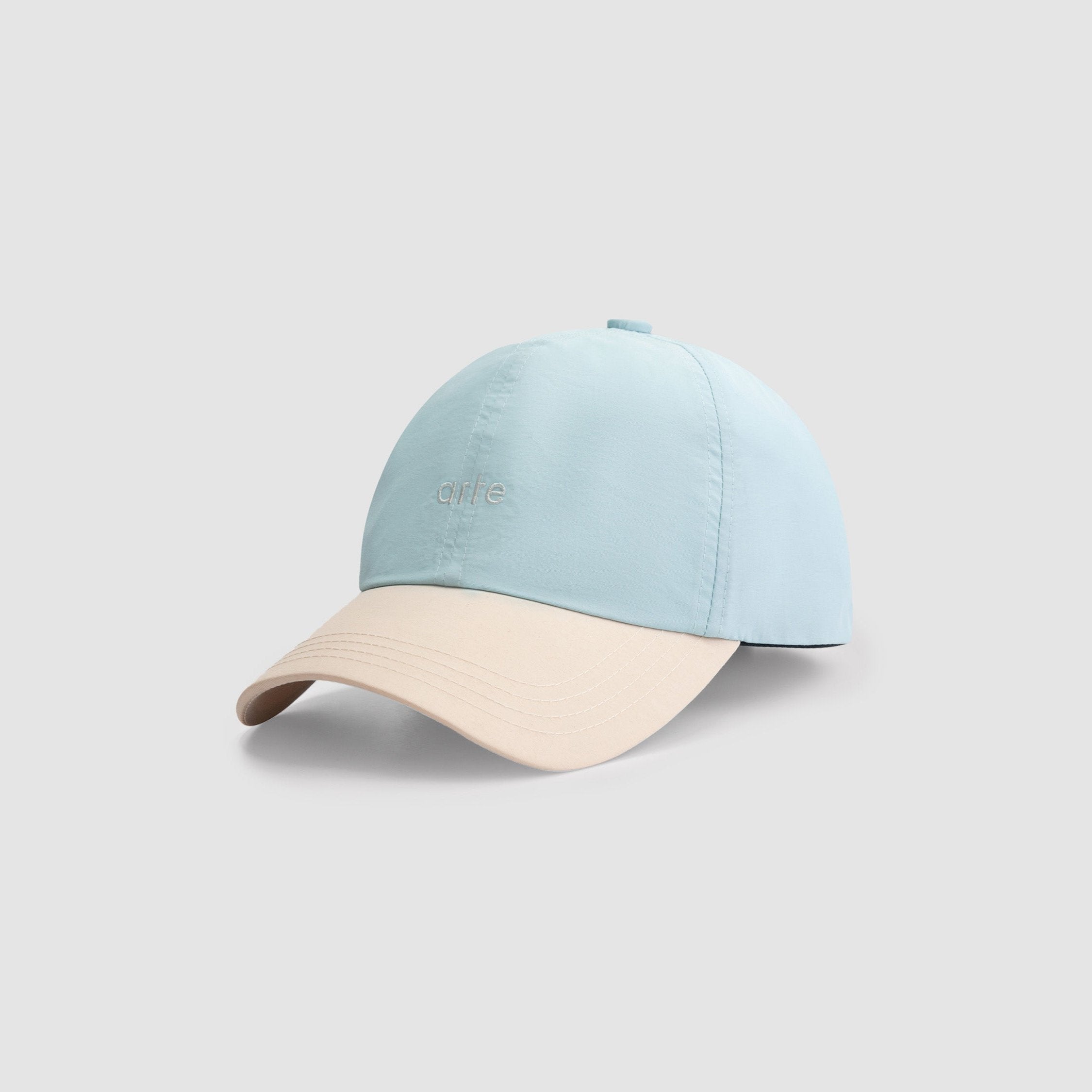 Casquette à cordon de canne - Bleu clair/crème