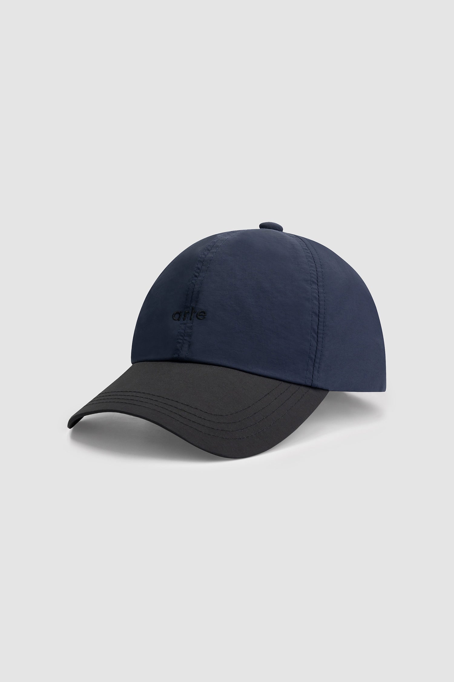 Casquette à cordon de canne - Marine/Noir